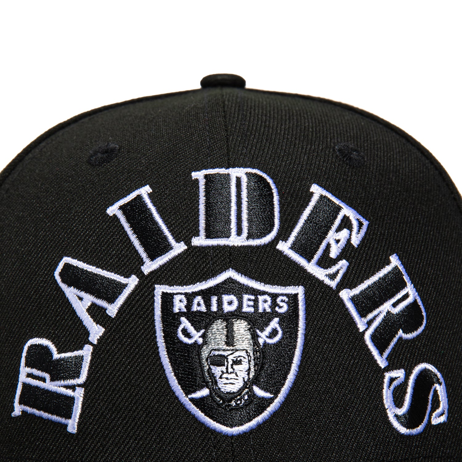 New Era 59Fifty Las Vegas Raiders 3X Super Bowl Champions Patch Arch Hat - Black