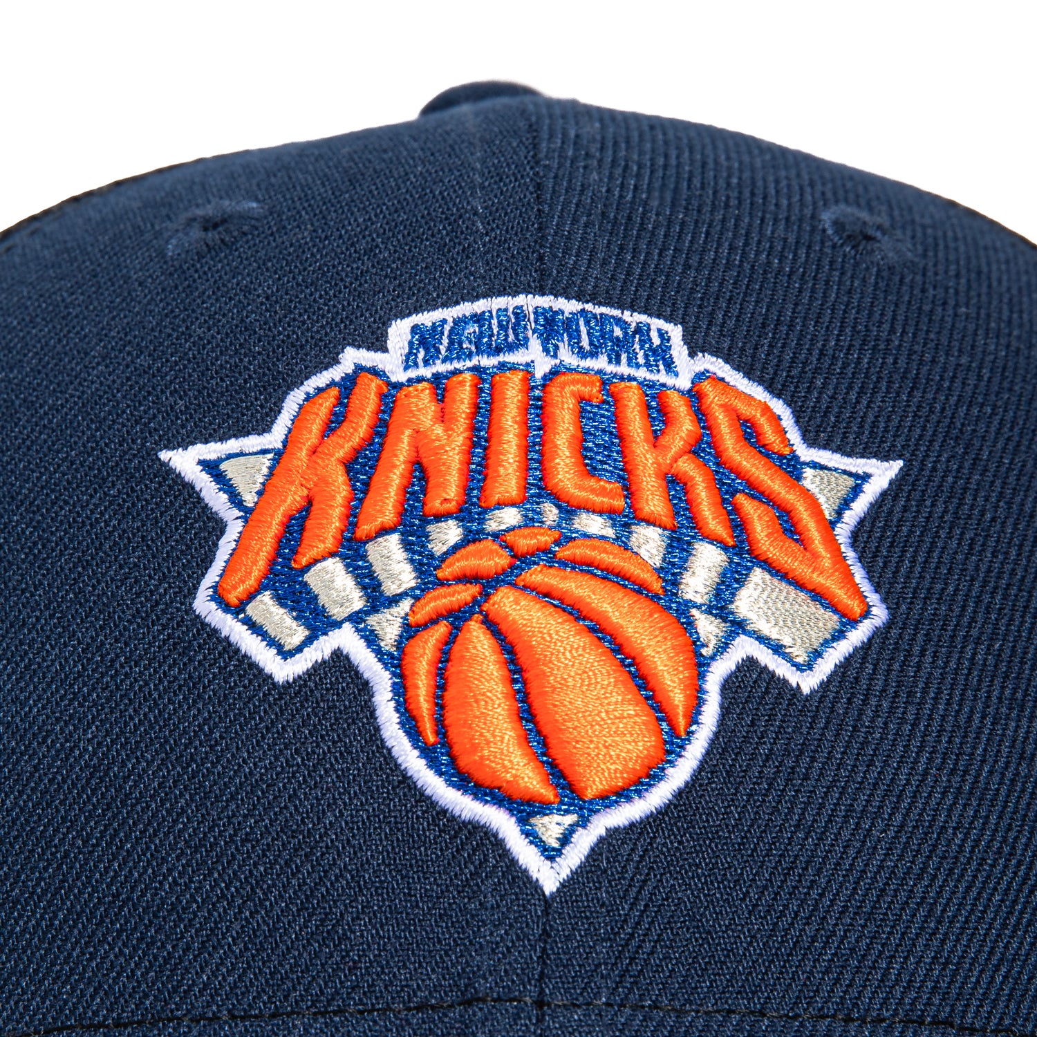 New Era 9Forty New York Knicks Snapback Trucker Hat - Navy