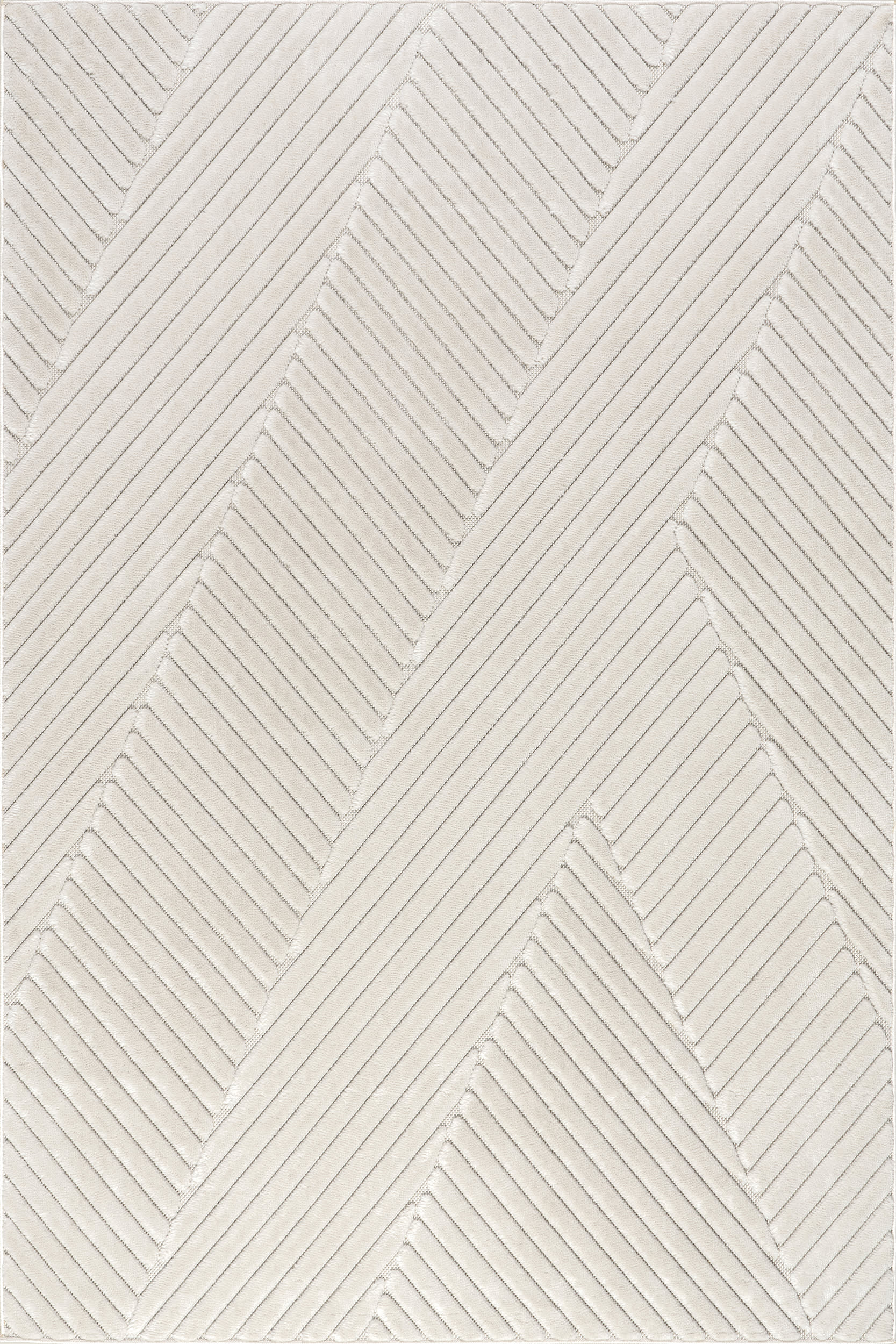 Talya Geometric Indoor/Outdoor Rug | Cream