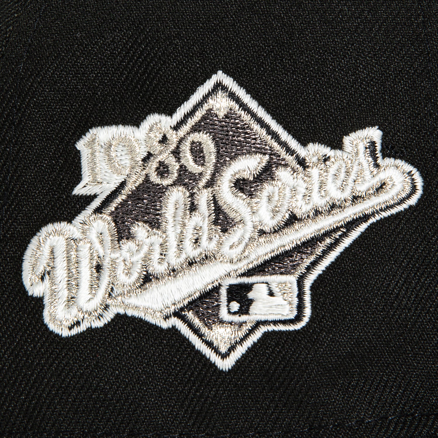 New Era 59Fifty Glow in the Dark San Francisco Giants 1989 World Series Patch Hat - Black, White