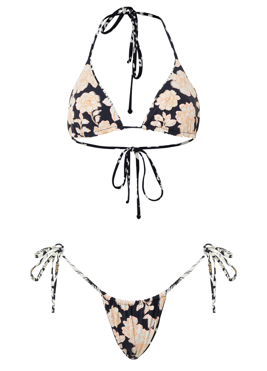 Maaji Ink Cheeta Alana Sliding Triangle Bikini Top