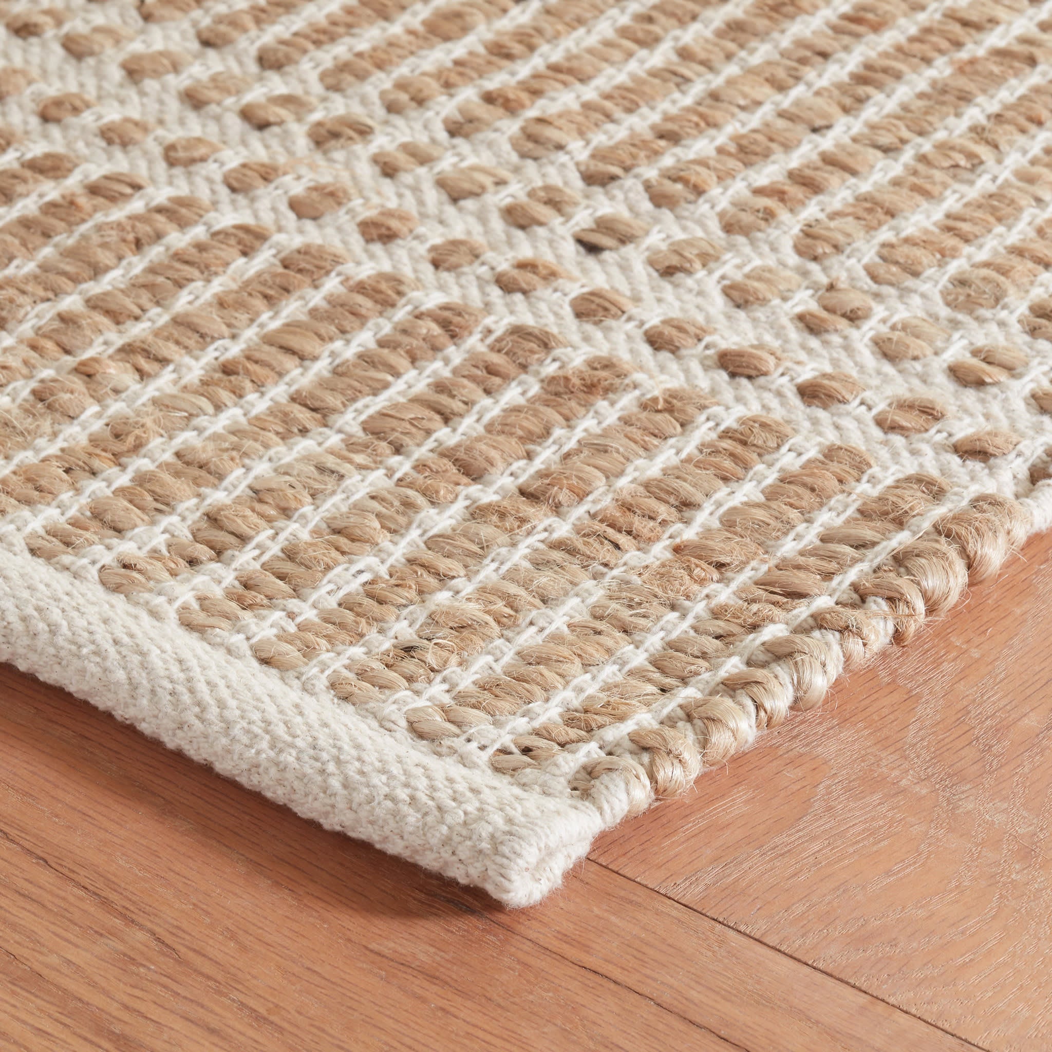 Arbor Ivory Handwoven Jute Rug