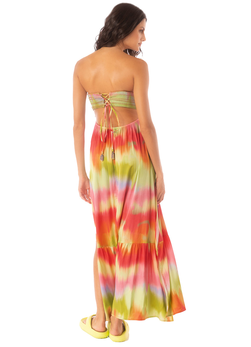 Maaji Lime Ombré Natasha Long Dress