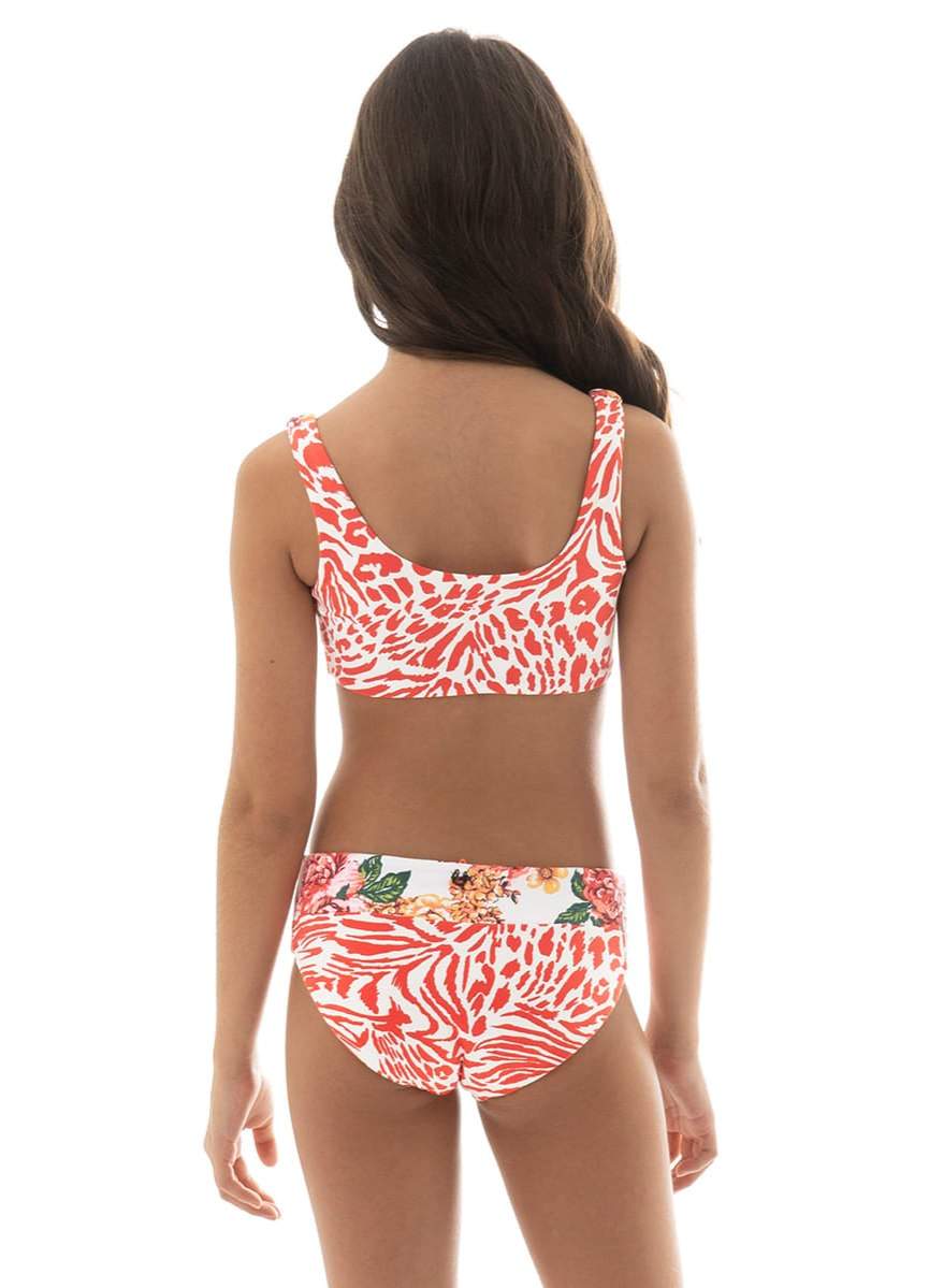 Maaji Begonia Jungle Lava Girls Bikini Set