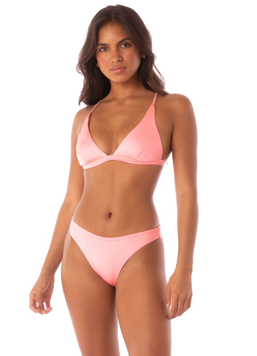 Maaji Orchid Pink Sublimity Regular Rise Classic Bikini Bottom