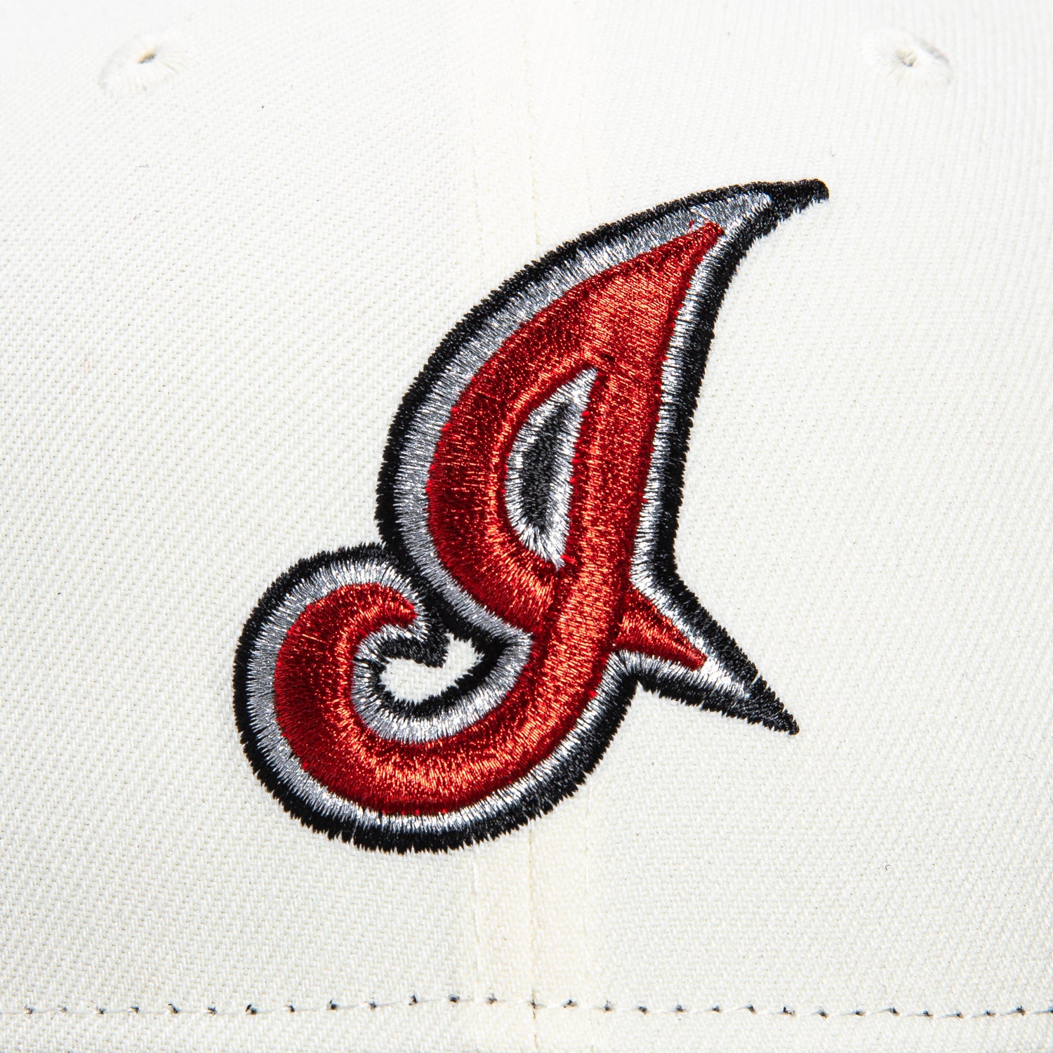 New Era 59Fifty Cleveland Guardians Inaugural Patch I Hat - White, Storm Grey, Red