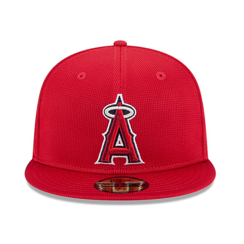 New Era 59Fifty Los Angeles Angels 2025 Spring Training Patch Hat - Red