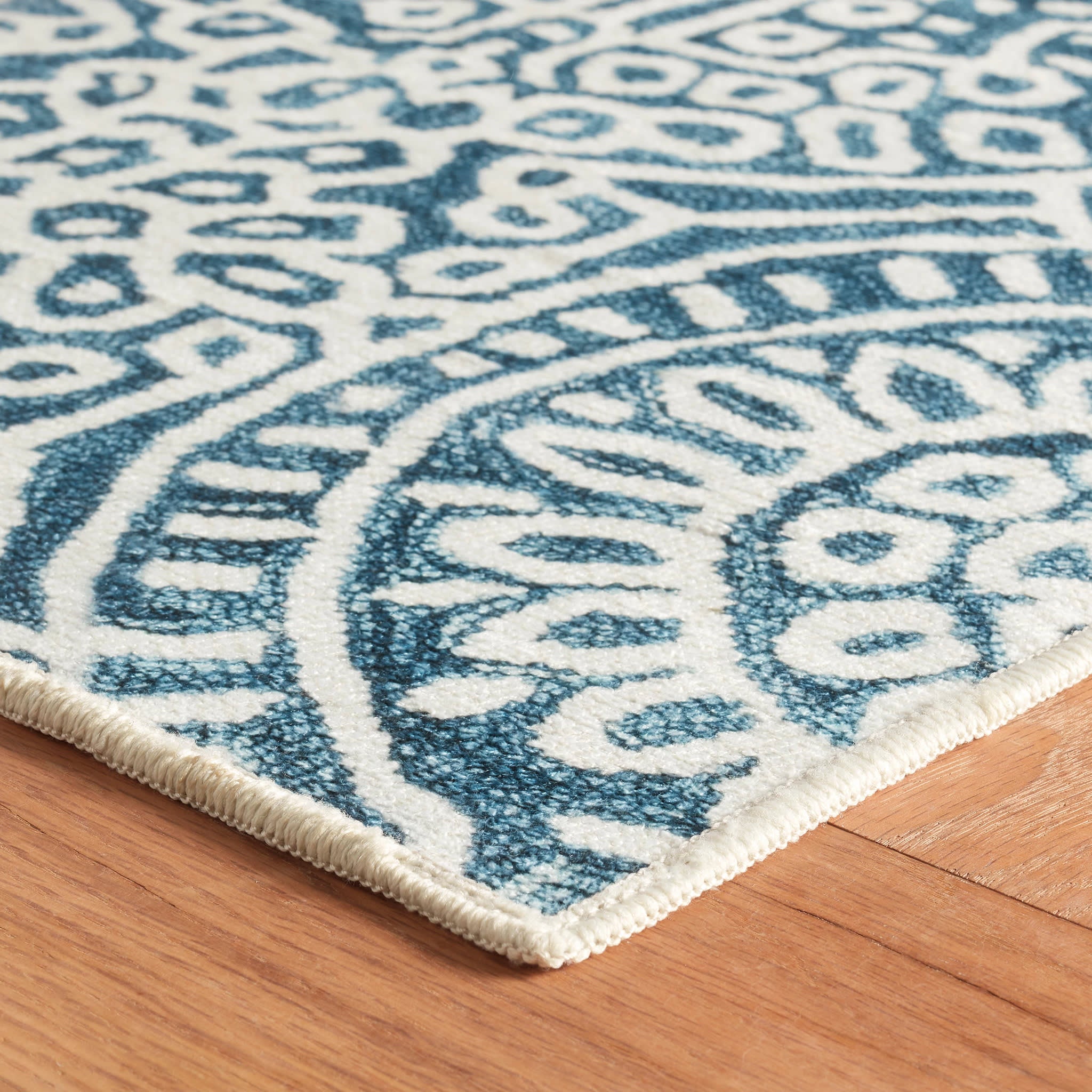 Temple Ink Machine Washable Rug