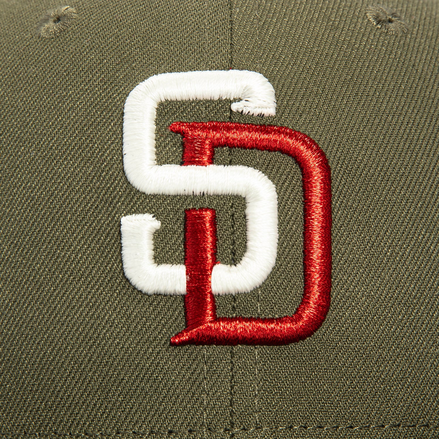 New Era 59Fifty Prehistoric Pack San Diego Padres 2016 All Star Game Patch Hat - Olive, Black, Red