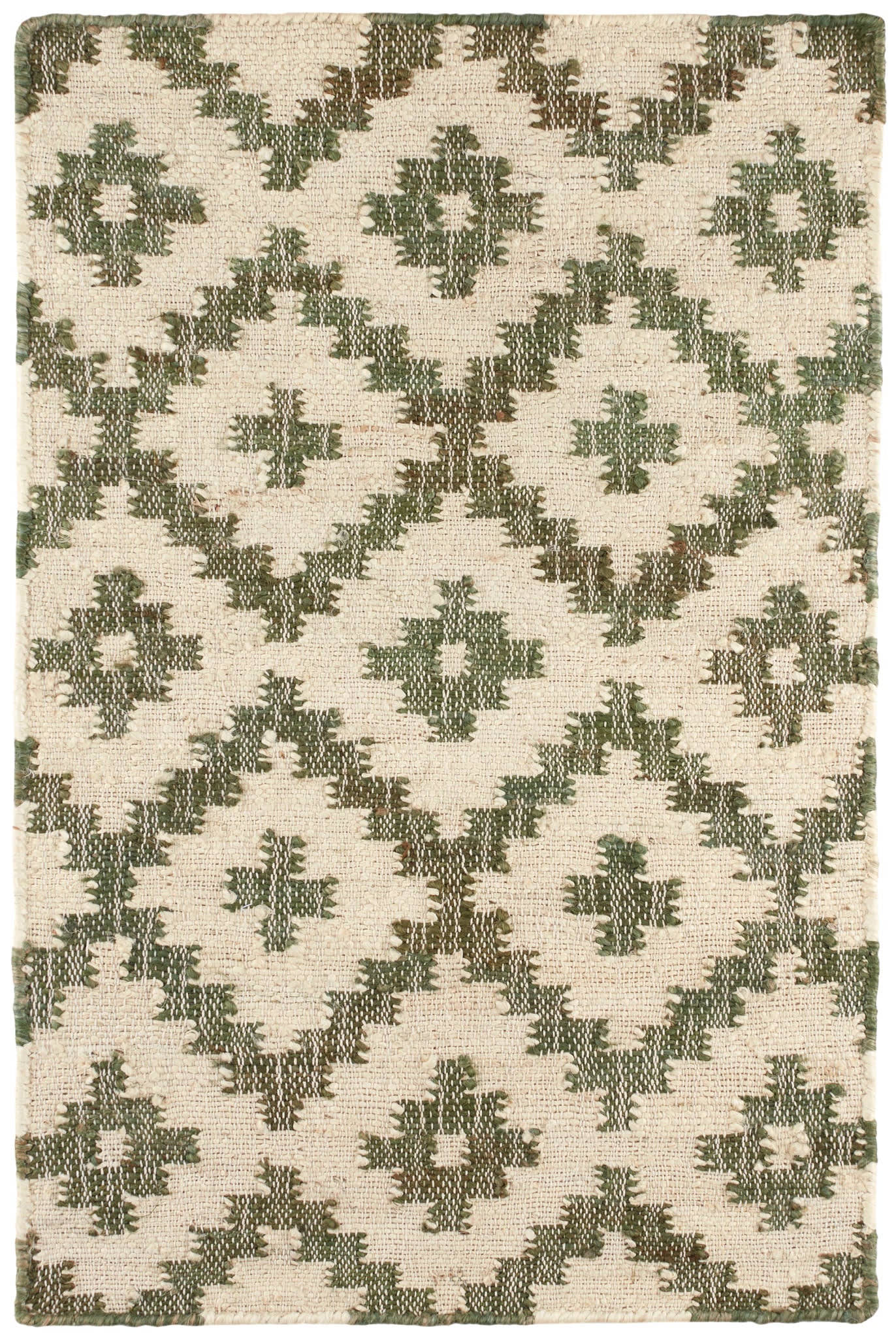 Hilda Evergreen Handwoven Jute Rug