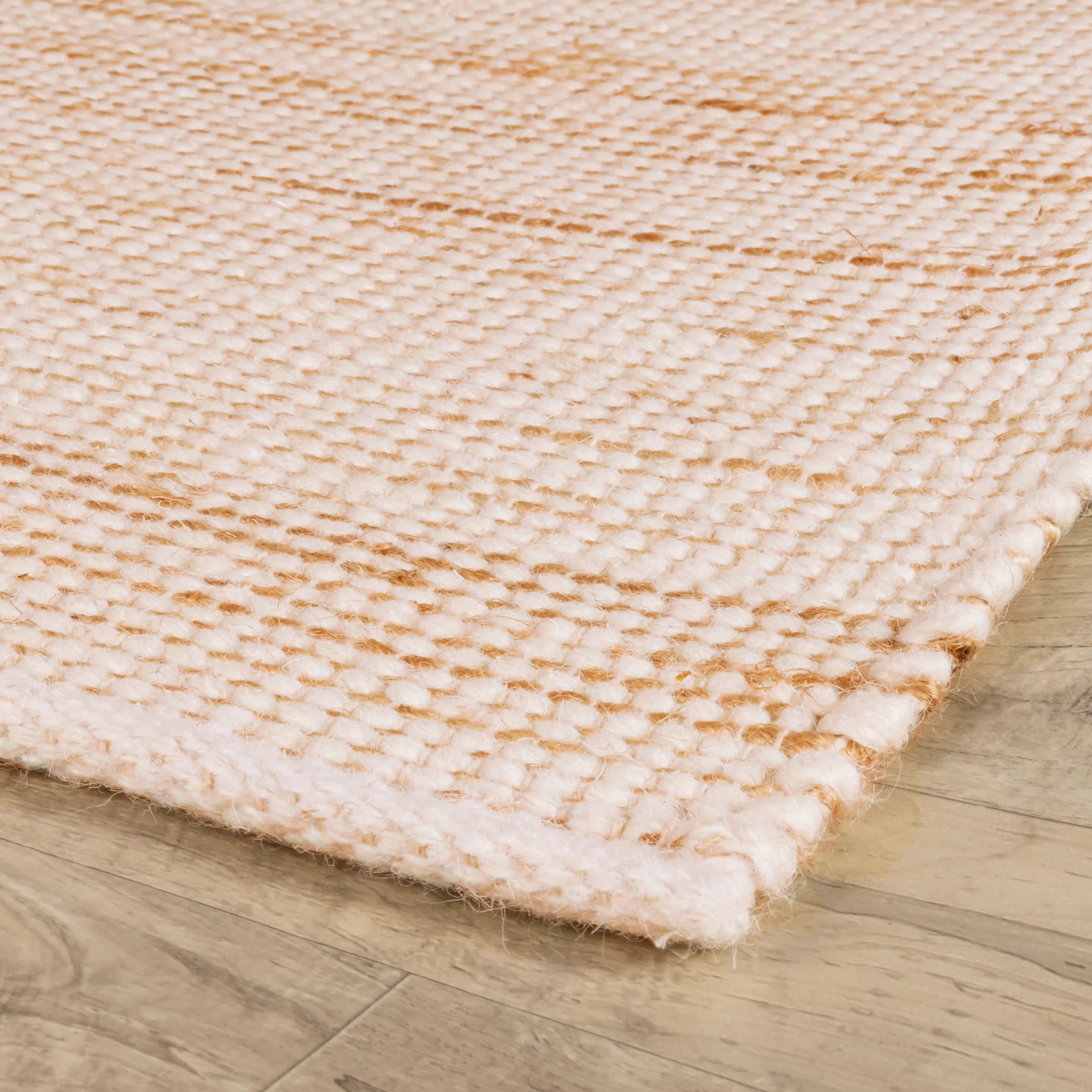 Seed Ivory/Natural Handwoven Jute Rug