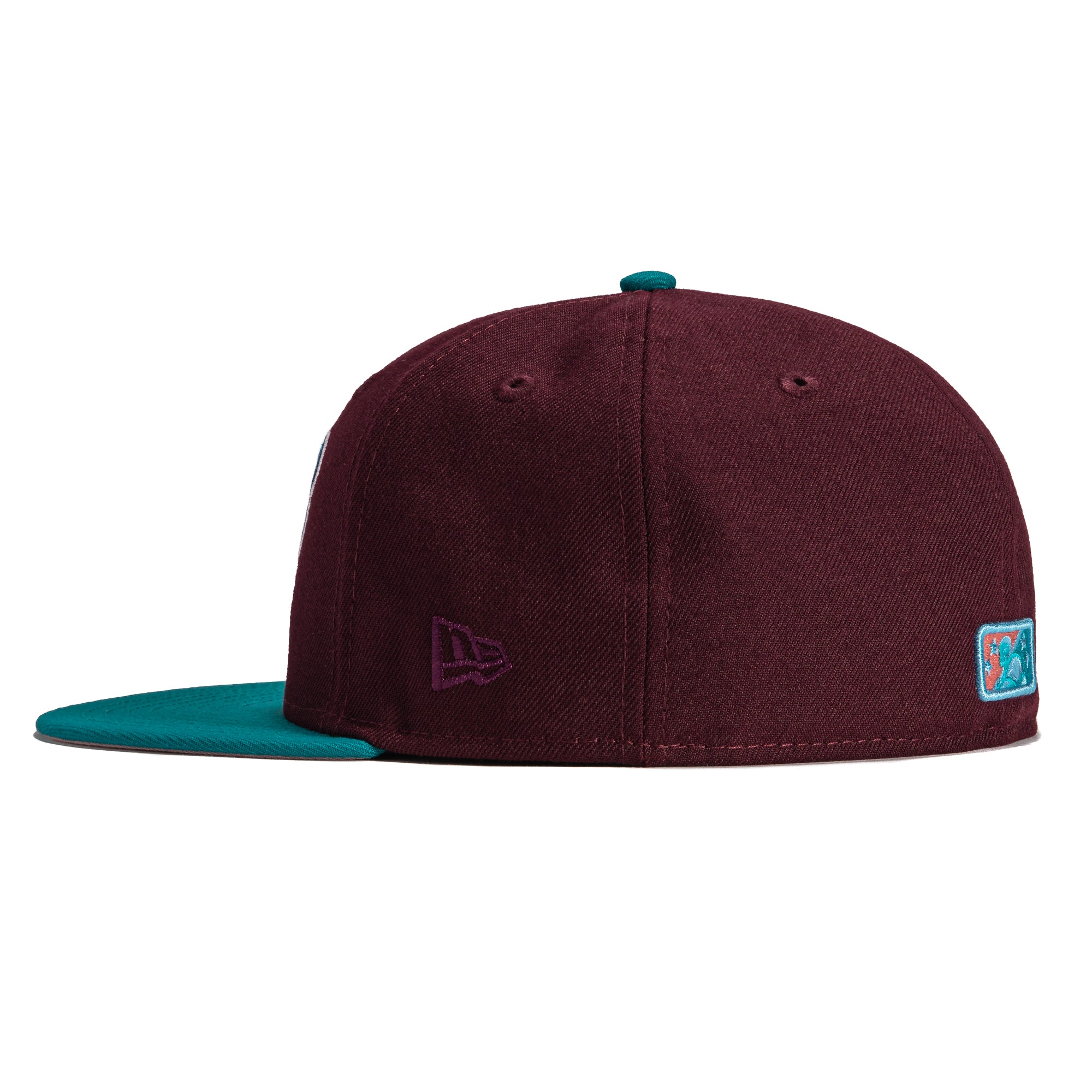 New Era 59Fifty West Tenn Diamond Jaxx Hat - Maroon, Teal, Pink