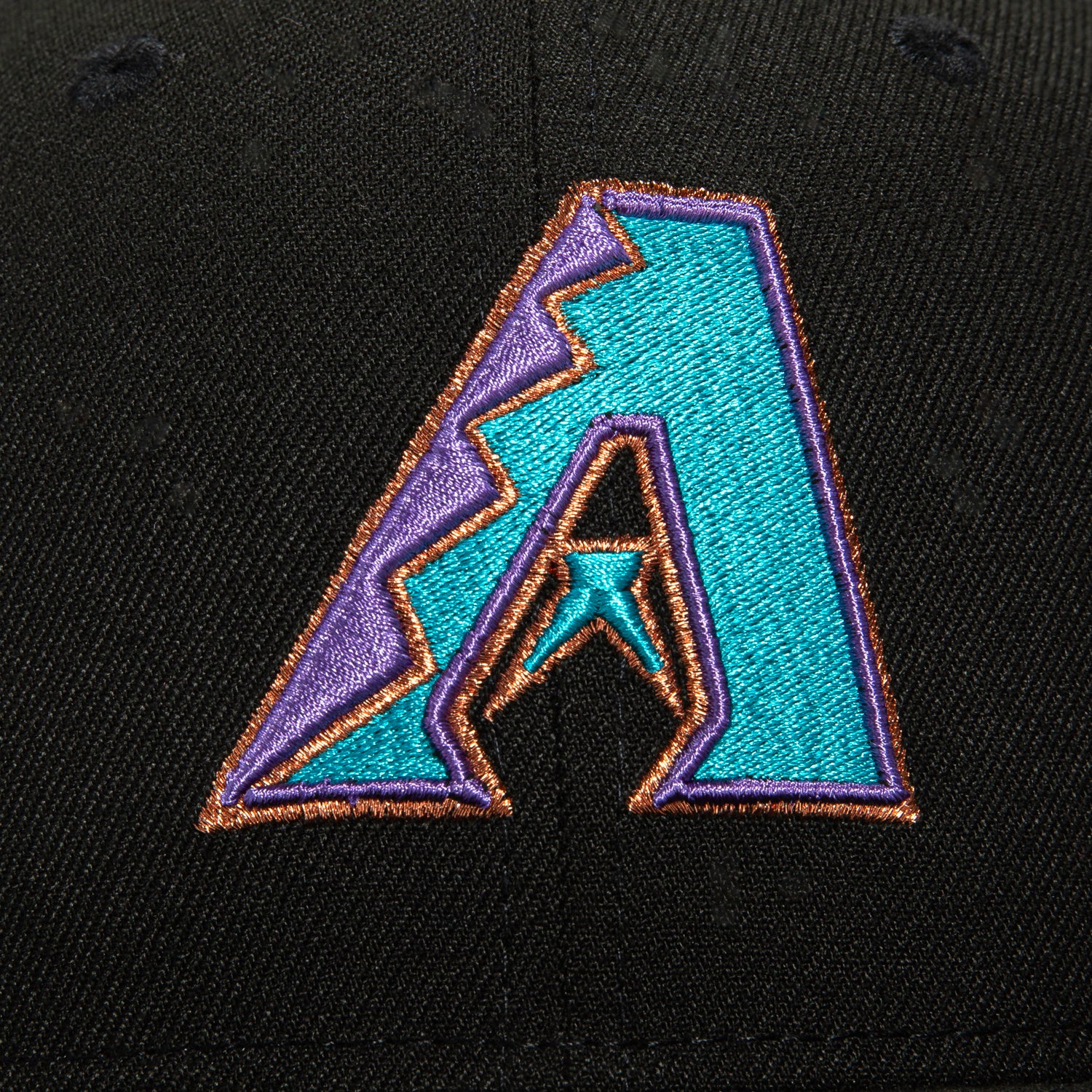 New Era 59Fifty Arizona Diamondbacks Inaugural Patch A Hat - Black, Teal, Metallic Copper