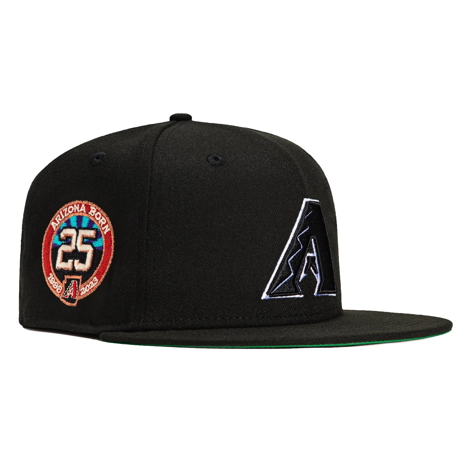 New Era 59Fifty Arizona Diamondbacks 25th Anniversary Patch A Hat -  Black, White