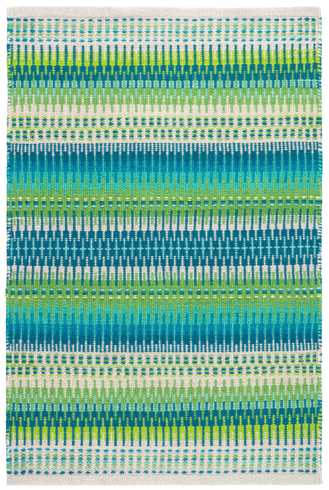 Folly Blue/Green Handwoven Indoor/Outdoor Rug