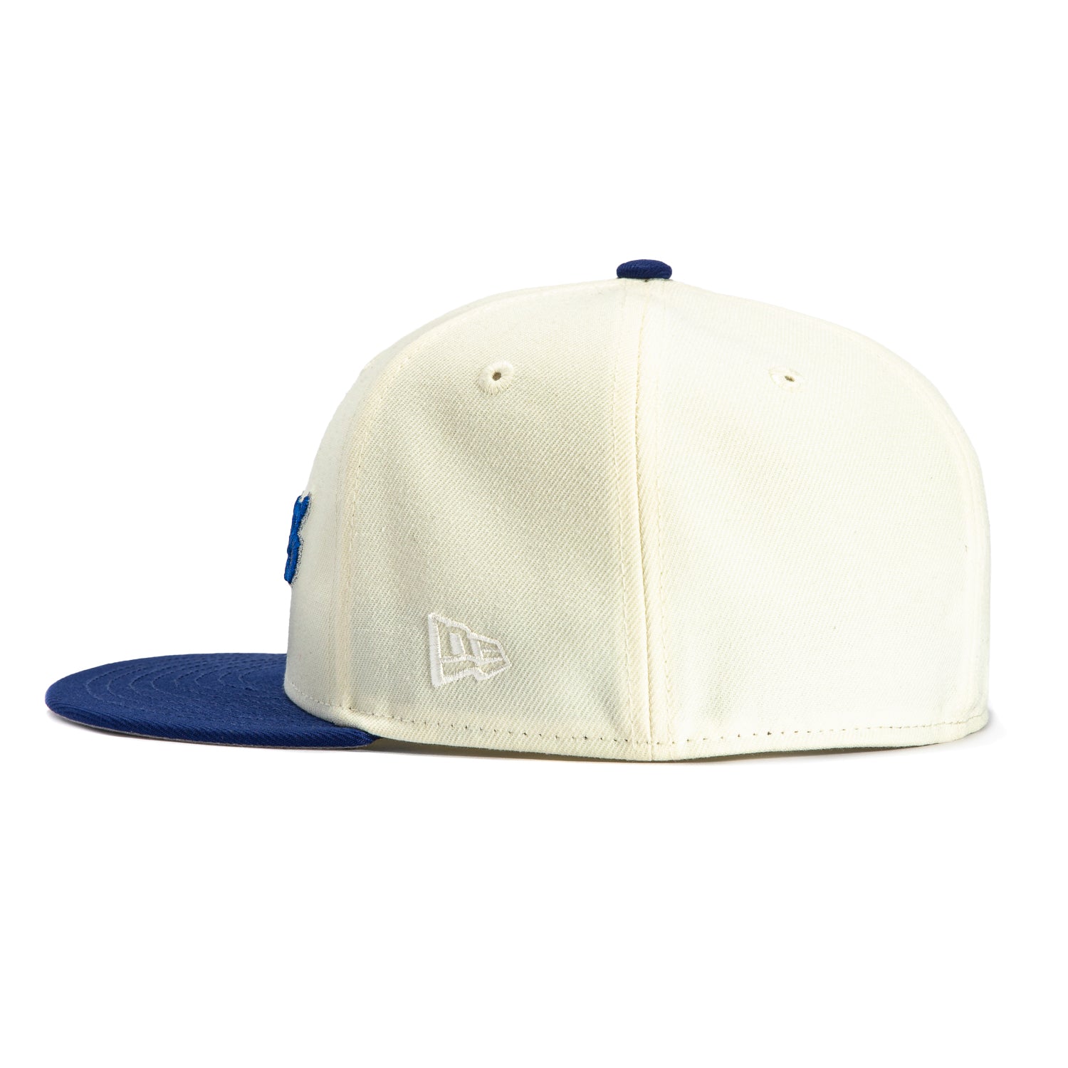 New Era 59Fifty Los Angeles Dodgers Batterman Patch Old English Hat - White, Royal