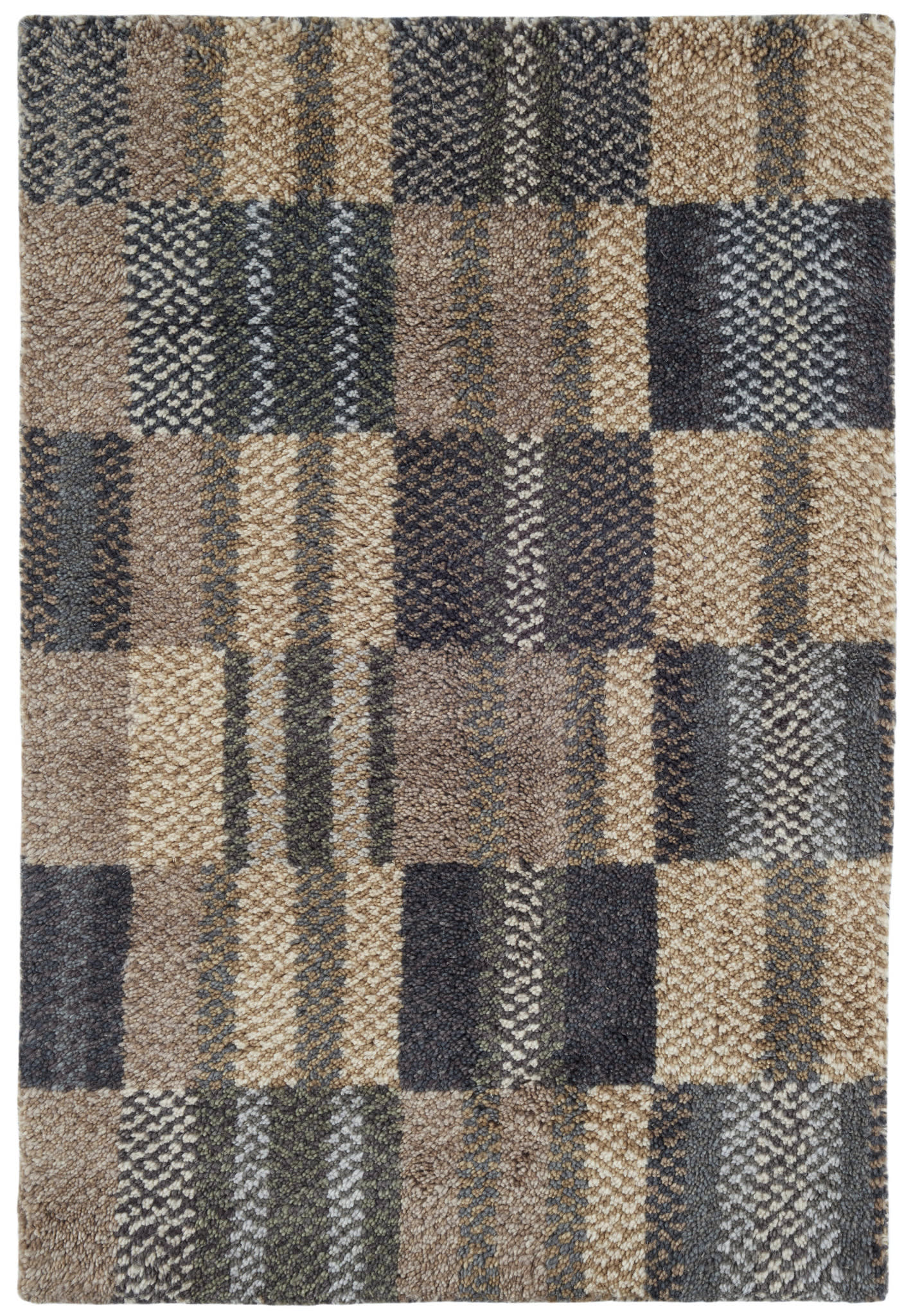 Fairhaven Natural Hand Loom Knotted Wool Rug