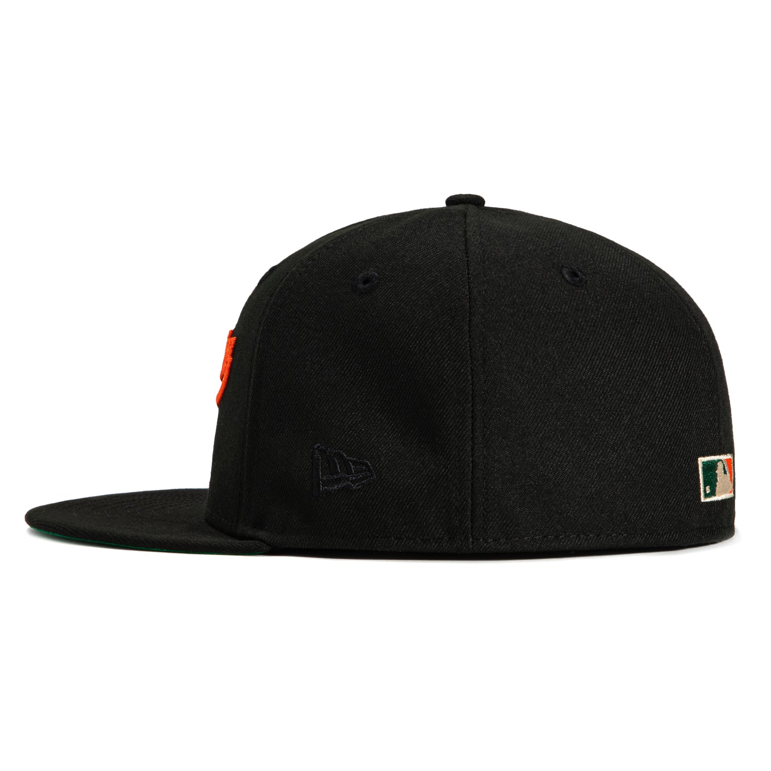 New Era 59Fifty San Francisco Giants Battle of the Bay Patch Script Hat - Black, Orange