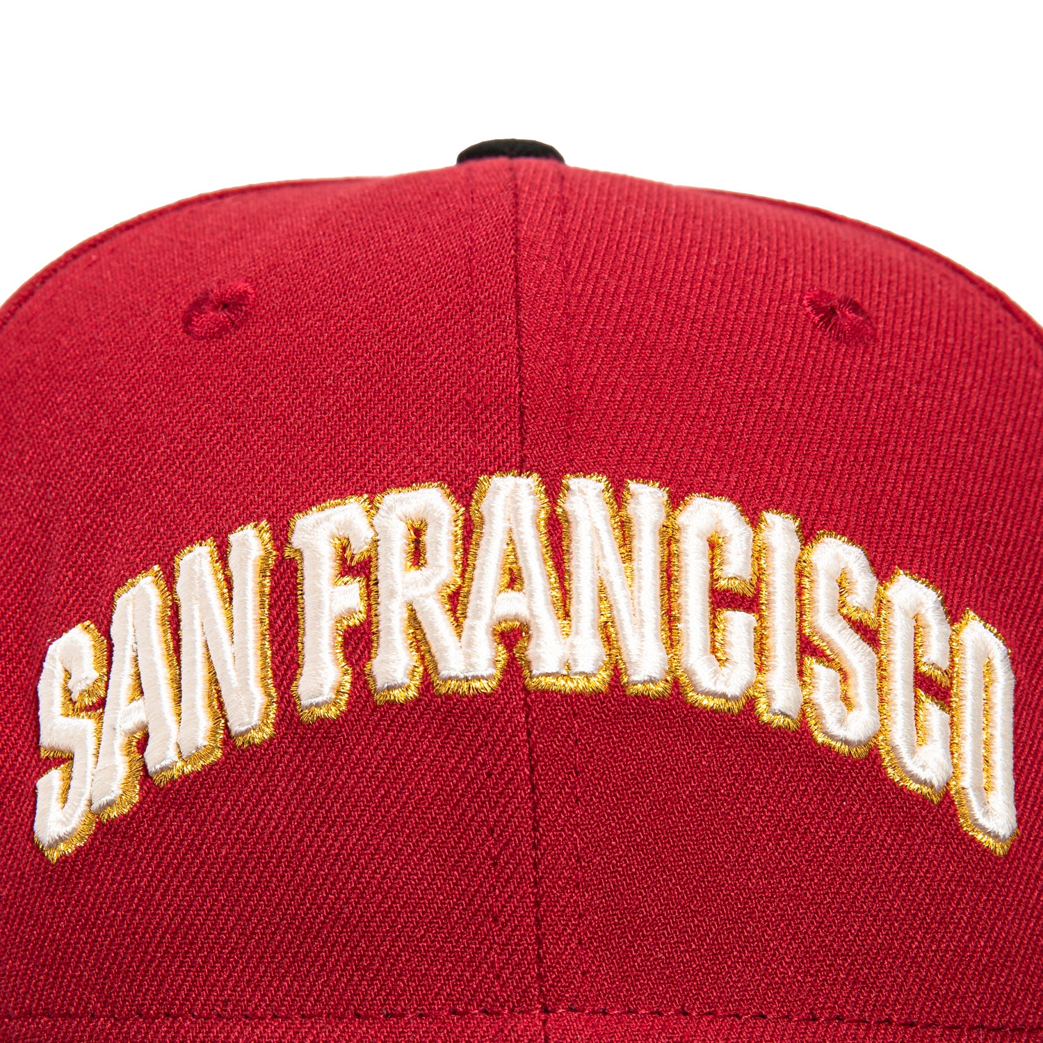 New Era 59Fifty San Francisco Giants Candlestick Park Patch Word Hat - Cardinal, Black, Metallic Gold