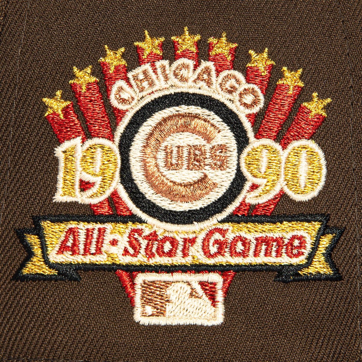 New Era 59Fifty Valentine's Day Chicago Cubs 1990 All Star Game Patch Hat - Brown, Black