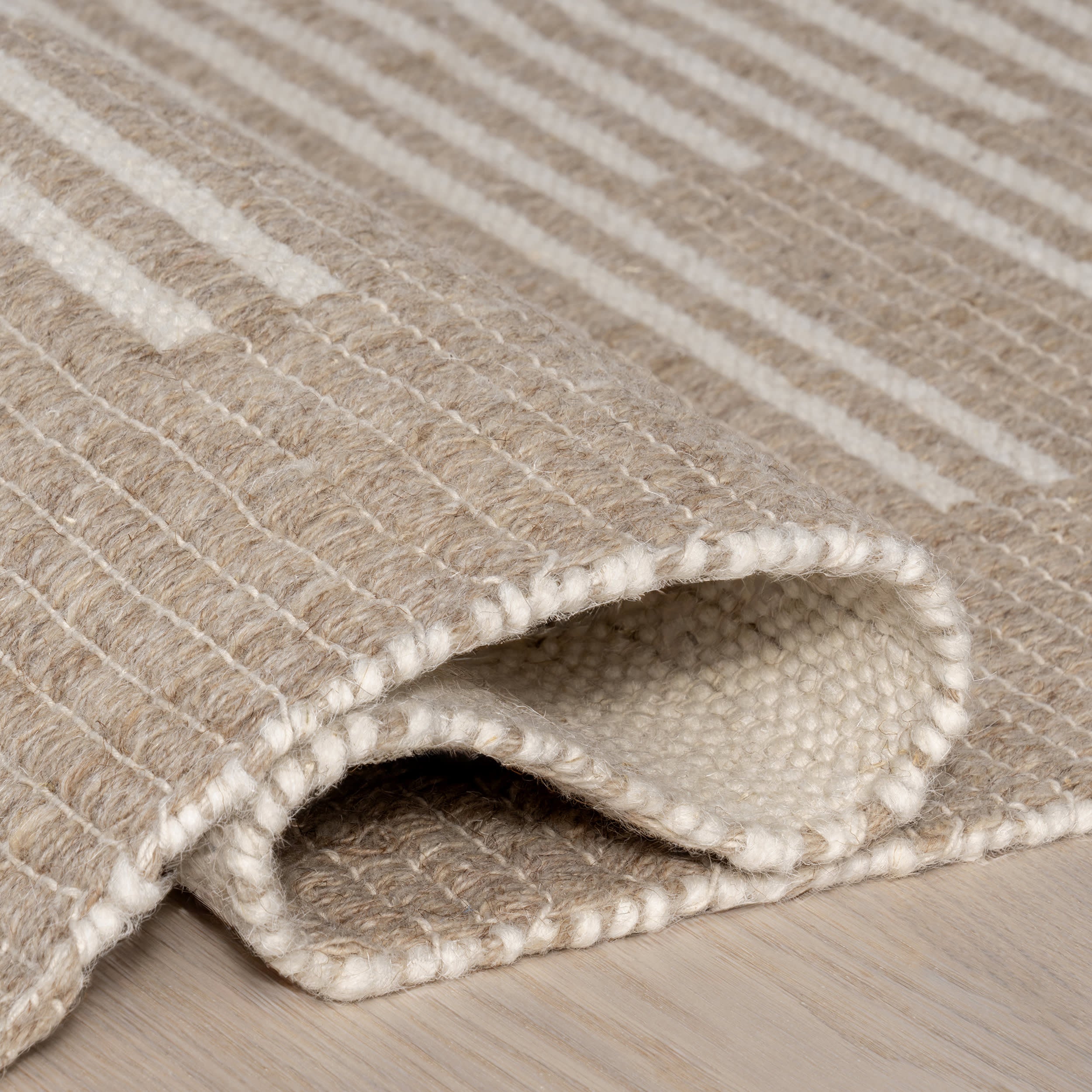 Drift Reversible Wool Rug | Natural