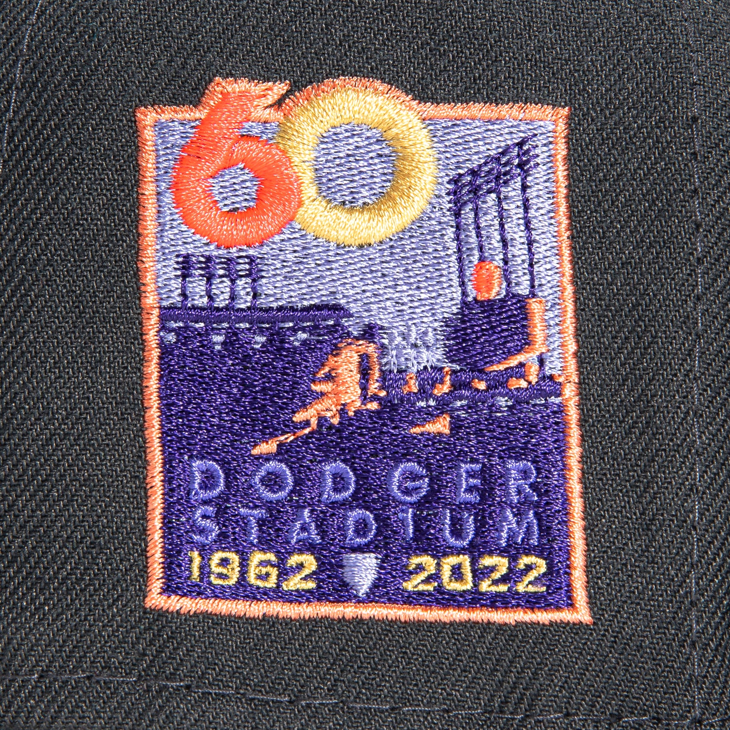 New Era 59Fifty Los Angeles Dodgers 60th Anniversary Stadium Patch Hat - Graphite