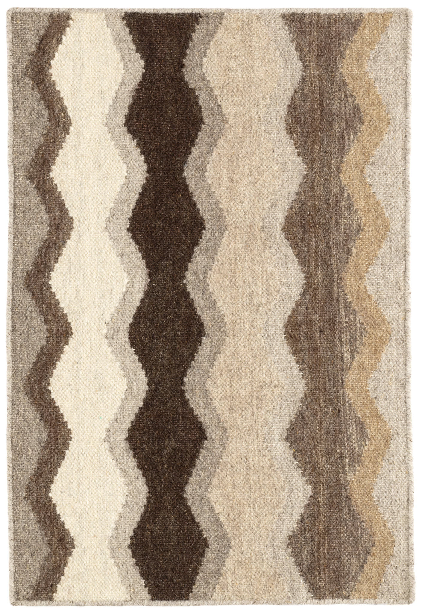 Safety Net Neutral Handwoven Wool Rug