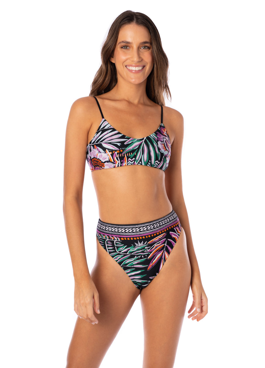 Maaji Jaguar Jungle Lanai Classic Bralette Bikini Top