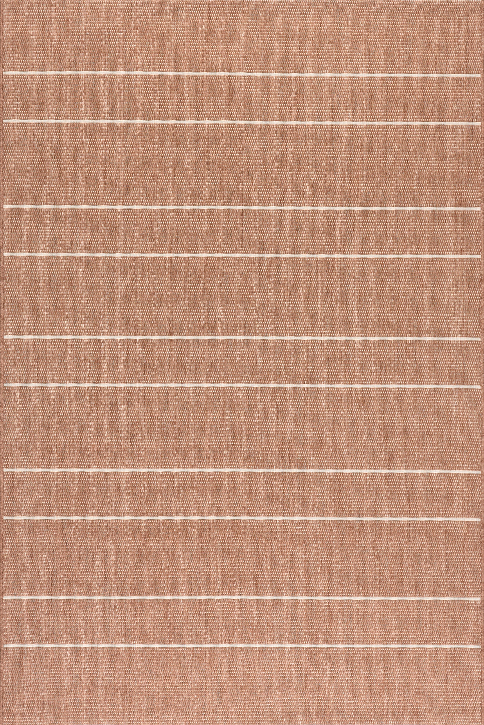 Venetian Pinstripes Indoor/Outdoor Rug | Brown