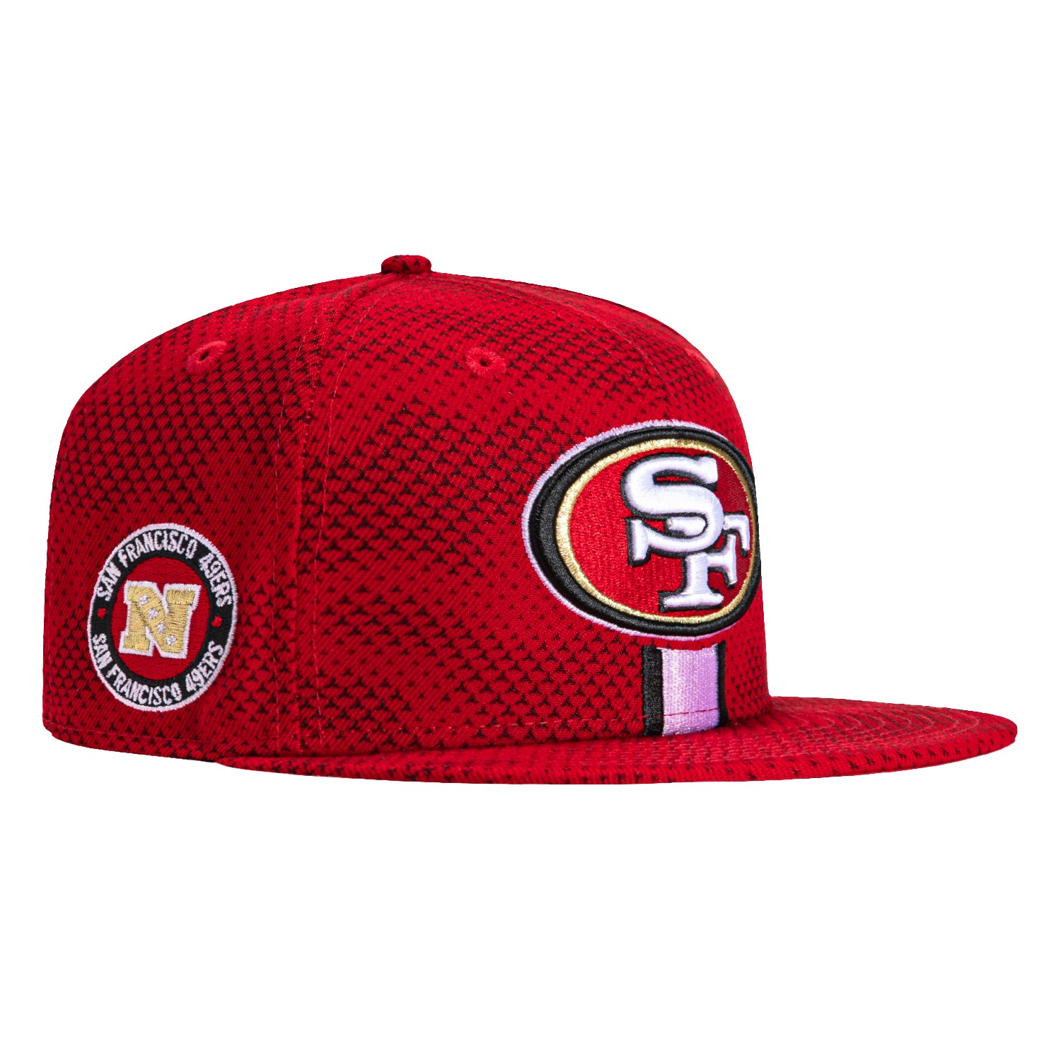 New Era 59Fifty 2024 Sideline San Francisco 49ers National League Patch Hat - Red