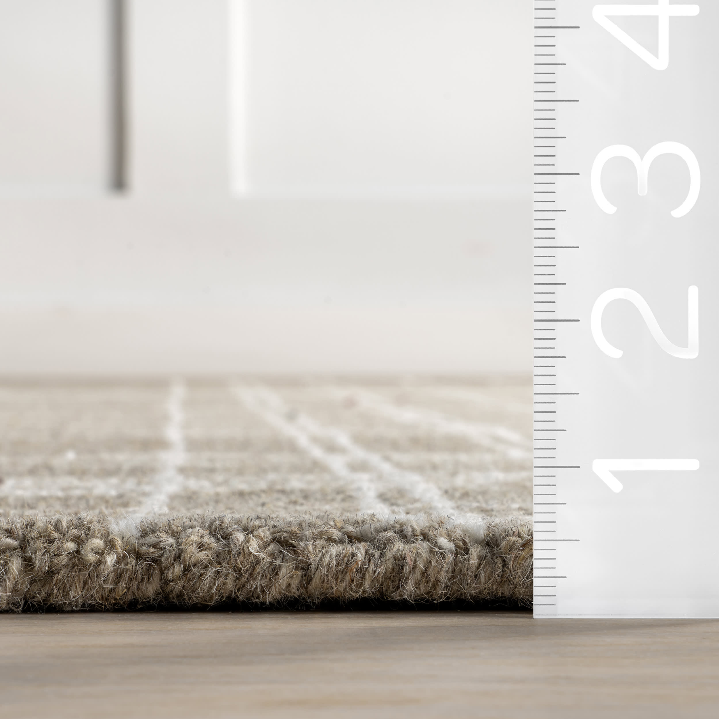 Valery Plaid Rug | Sand