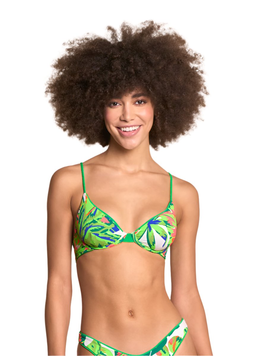 Maaji Parakeet Green Dainty Underwire Bikini Top