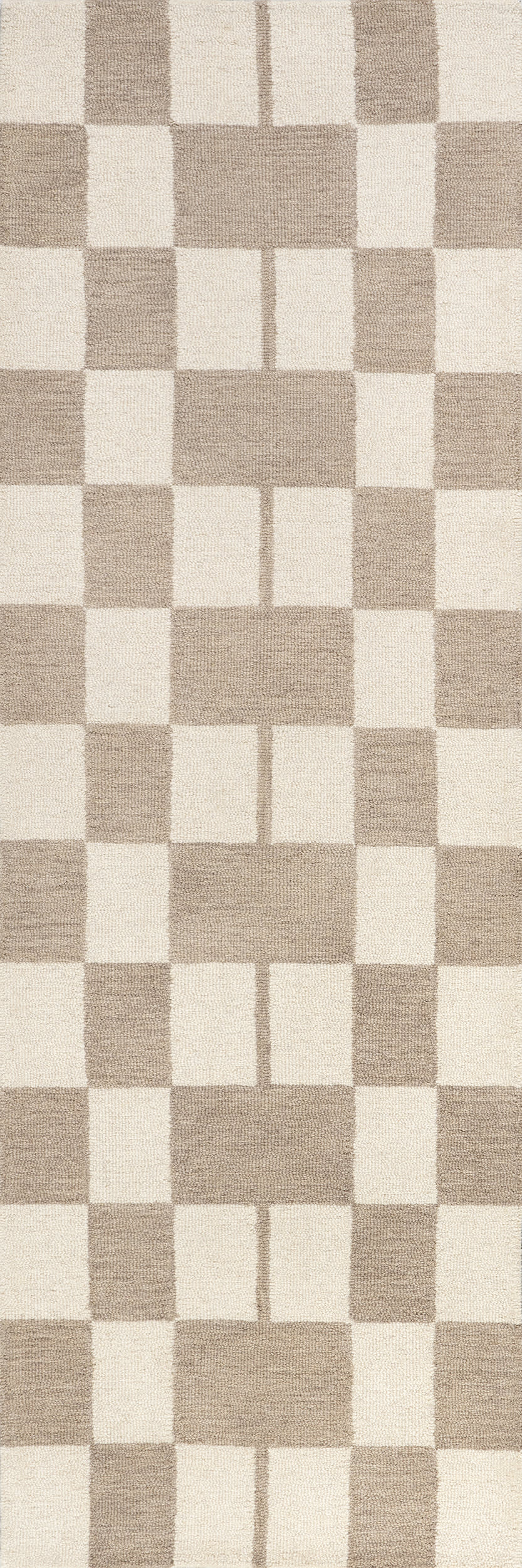 Caitlin Geometric Wool Rug | Beige