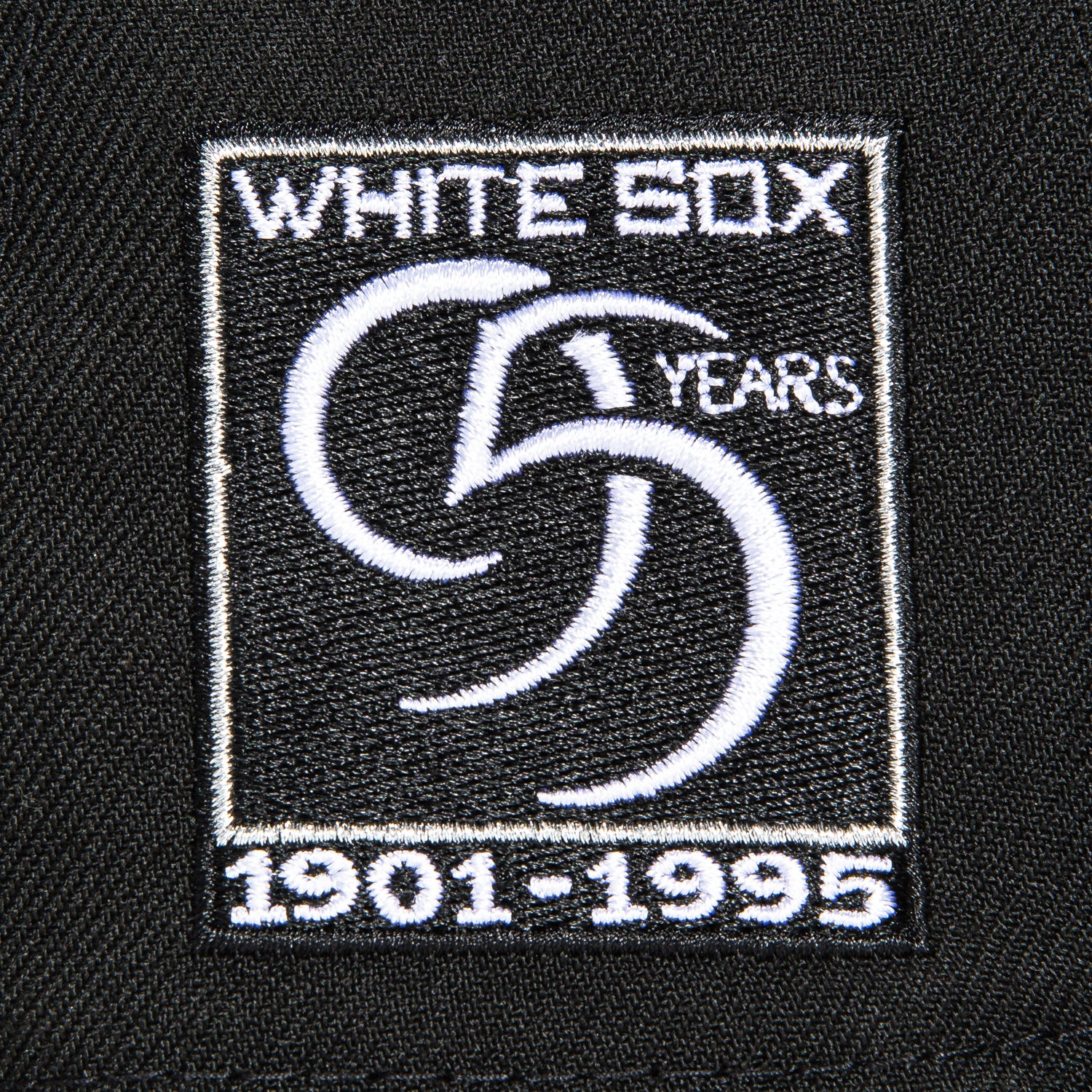 New Era 59Fifty Denim Pack Chicago White Sox 95th Anniversary Patch Hat - Black, Denim Graphite