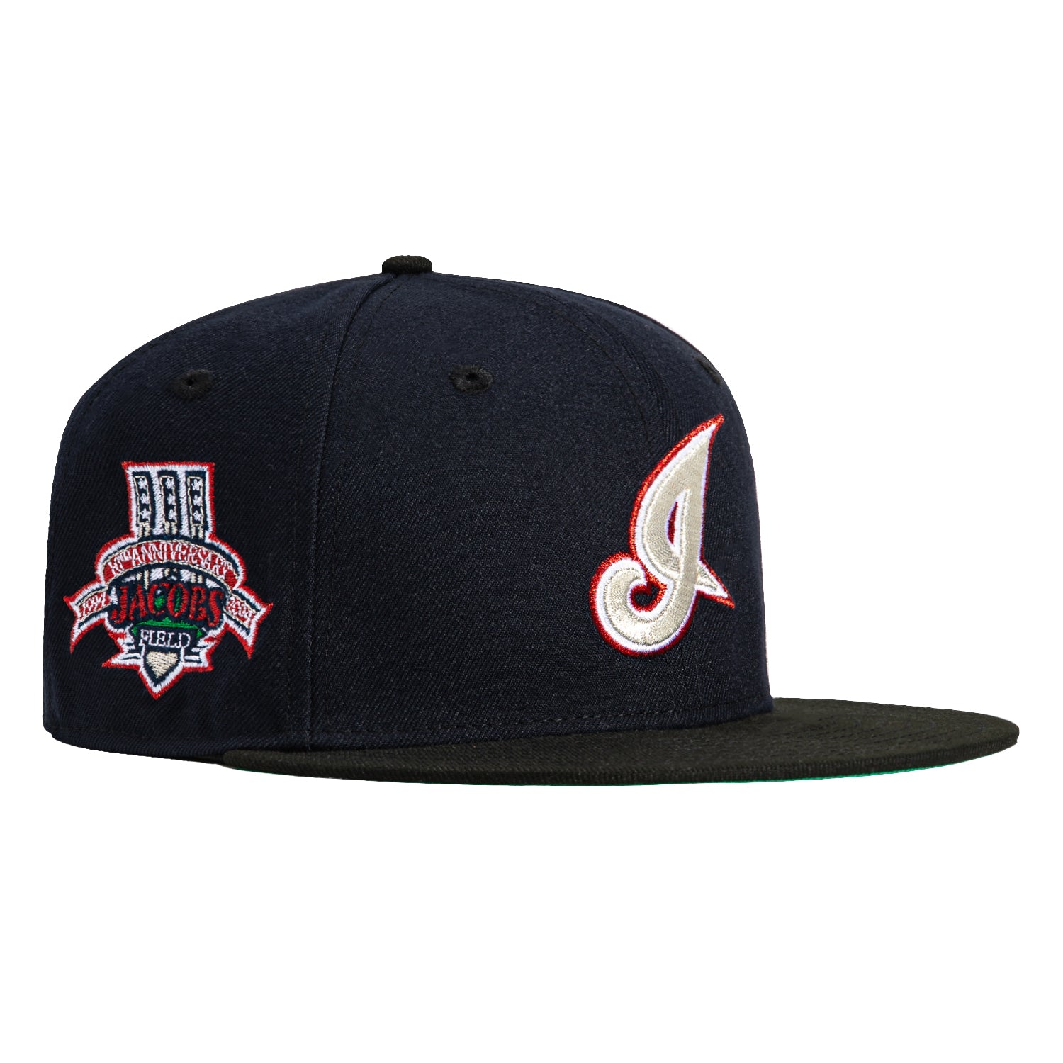 New Era 59Fifty Cleveland Guardians 10th Anniversary Stadium Patch I Hat - Navy, Black