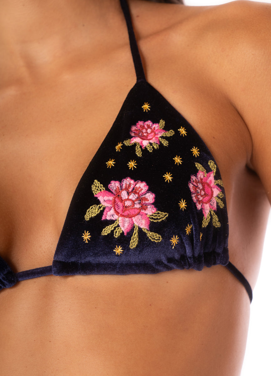 Maaji Bouquet Bliss Balmy Sliding Triangle Bikini Top