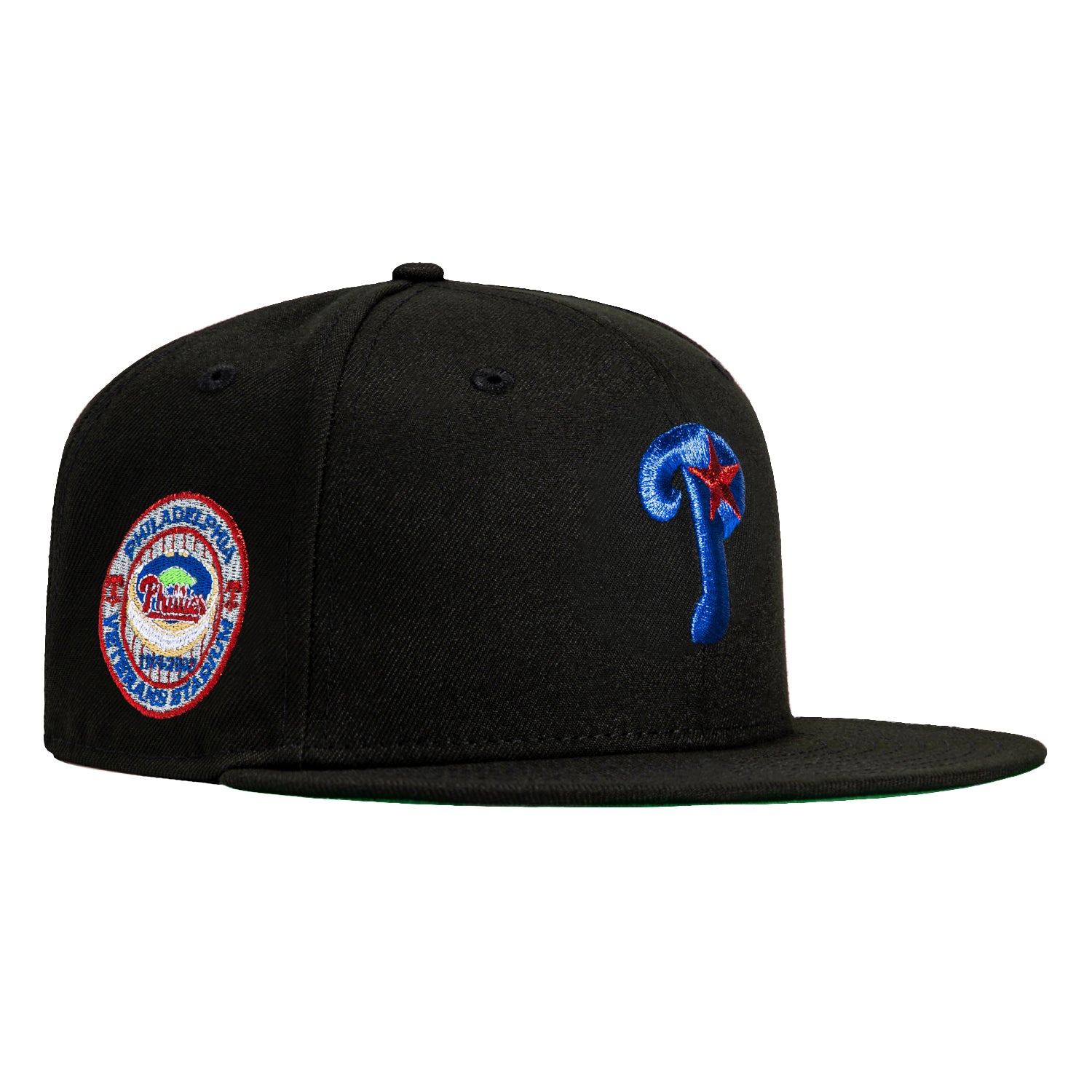 New Era 59Fifty Philadelphia Phillies Veterans Stadium Patch Alternate Hat - Black, Royal, Red