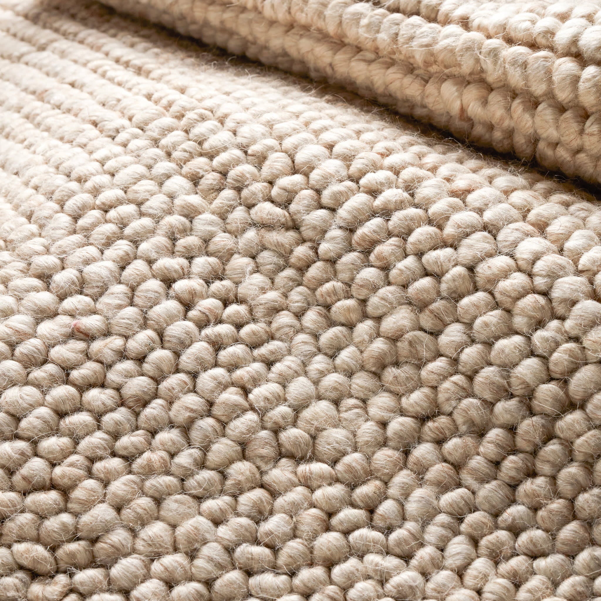 Niels Latte Handwoven Wool/Viscose Rug