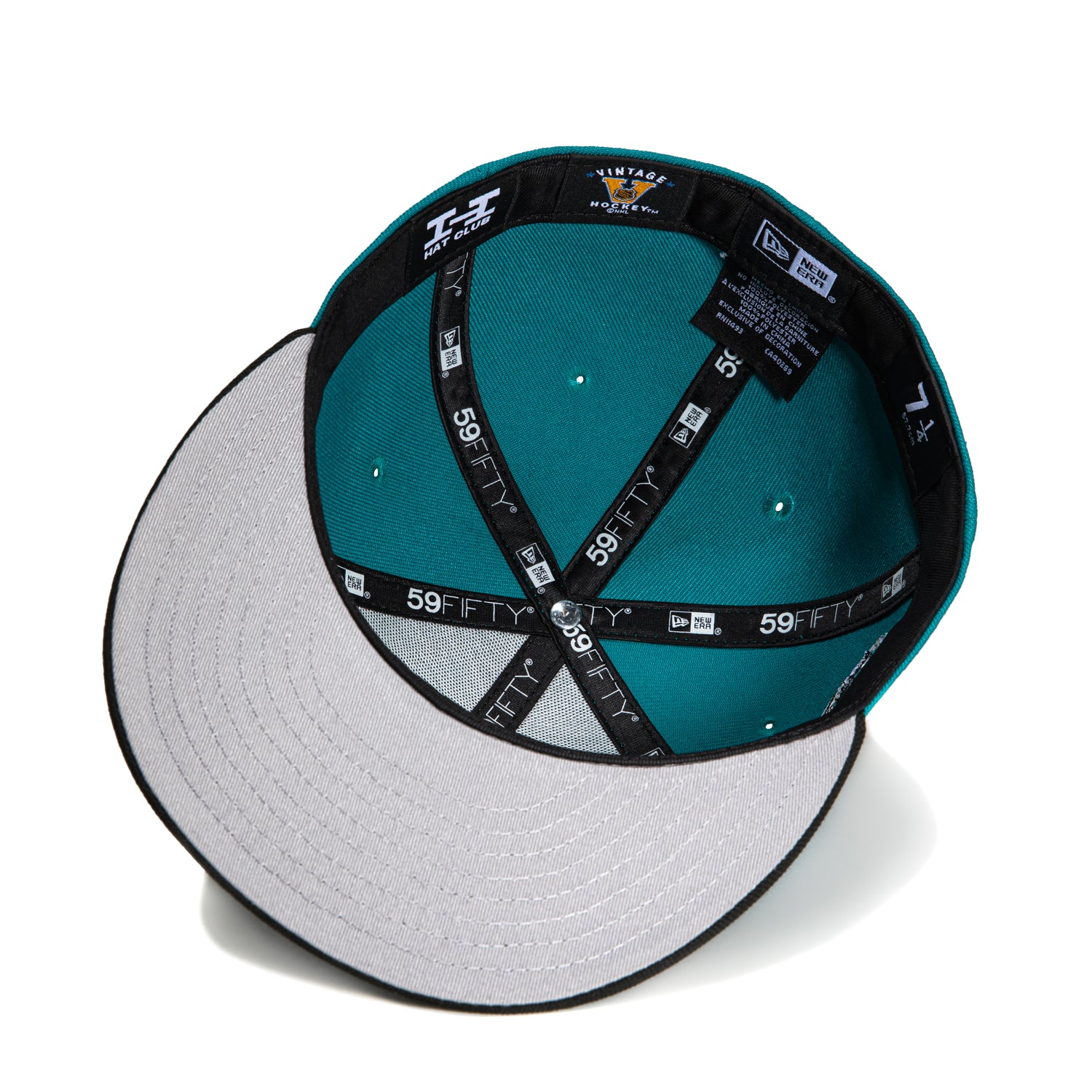 New Era 59Fifty San Jose Sharks 15th Anniversary Patch Alternate Hat - Teal, Black