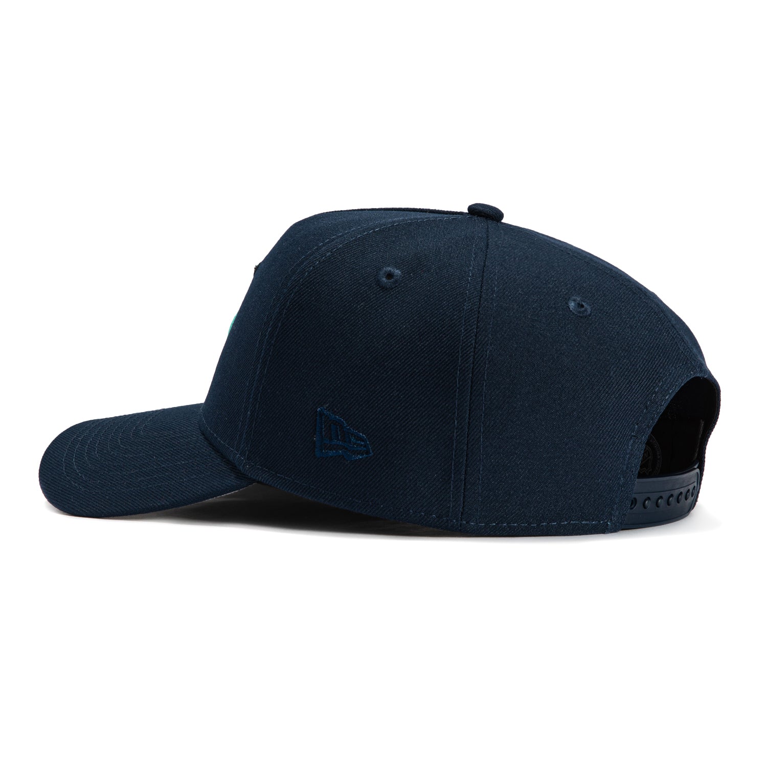 New Era 9Forty A-Frame Seattle Kraken Logo Patch Snapback Hat - Navy