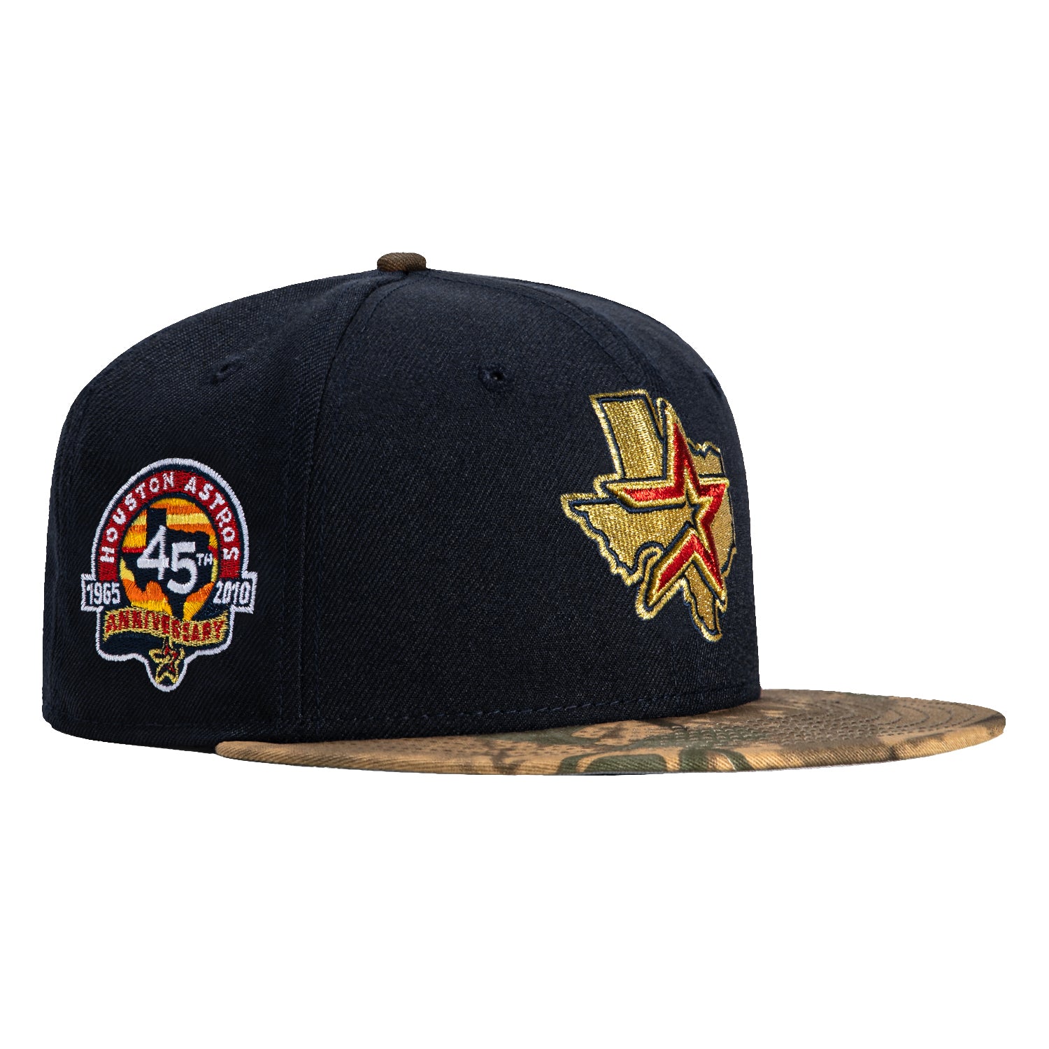 New Era 59Fifty Blur Tree Houston Astros 45th Anniversary Patch Alternate Hat - Navy, Camo