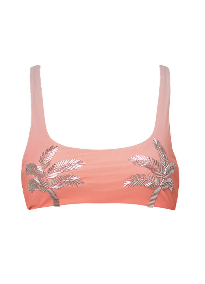 Maaji Flame Palms Gwen Classic Bralette Bikini Top