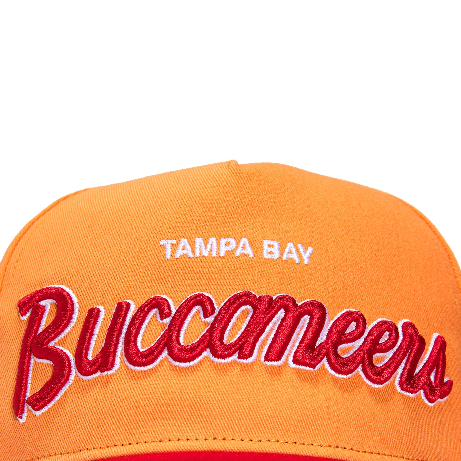 47 Brand Hitch Crosstown Tampa Bay Buccaneers Snapback Script Hat - Orange, Red