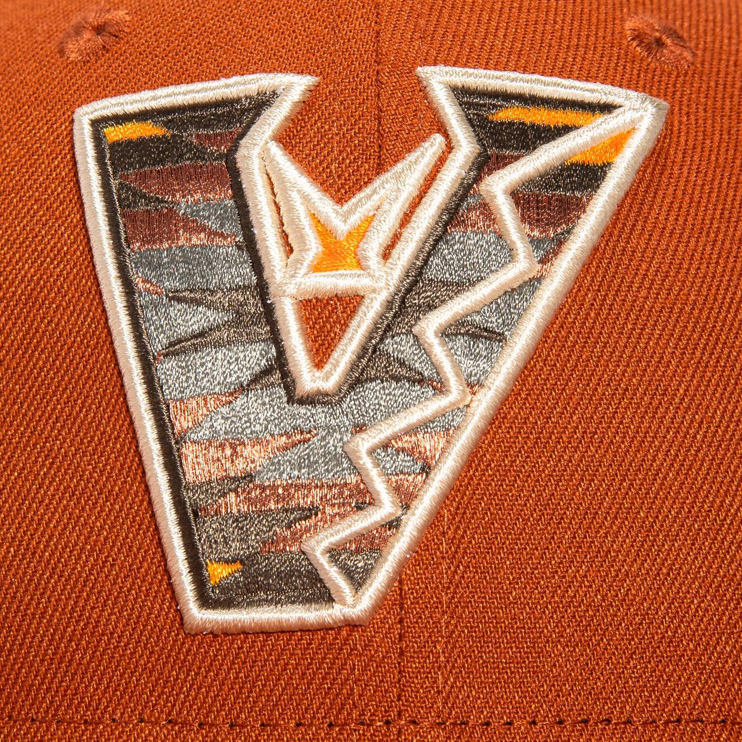 New Era 59Fifty Campfire Arizona Diamondbacks 25th Anniversary Patch Upside Down Hat - Burnt Orange