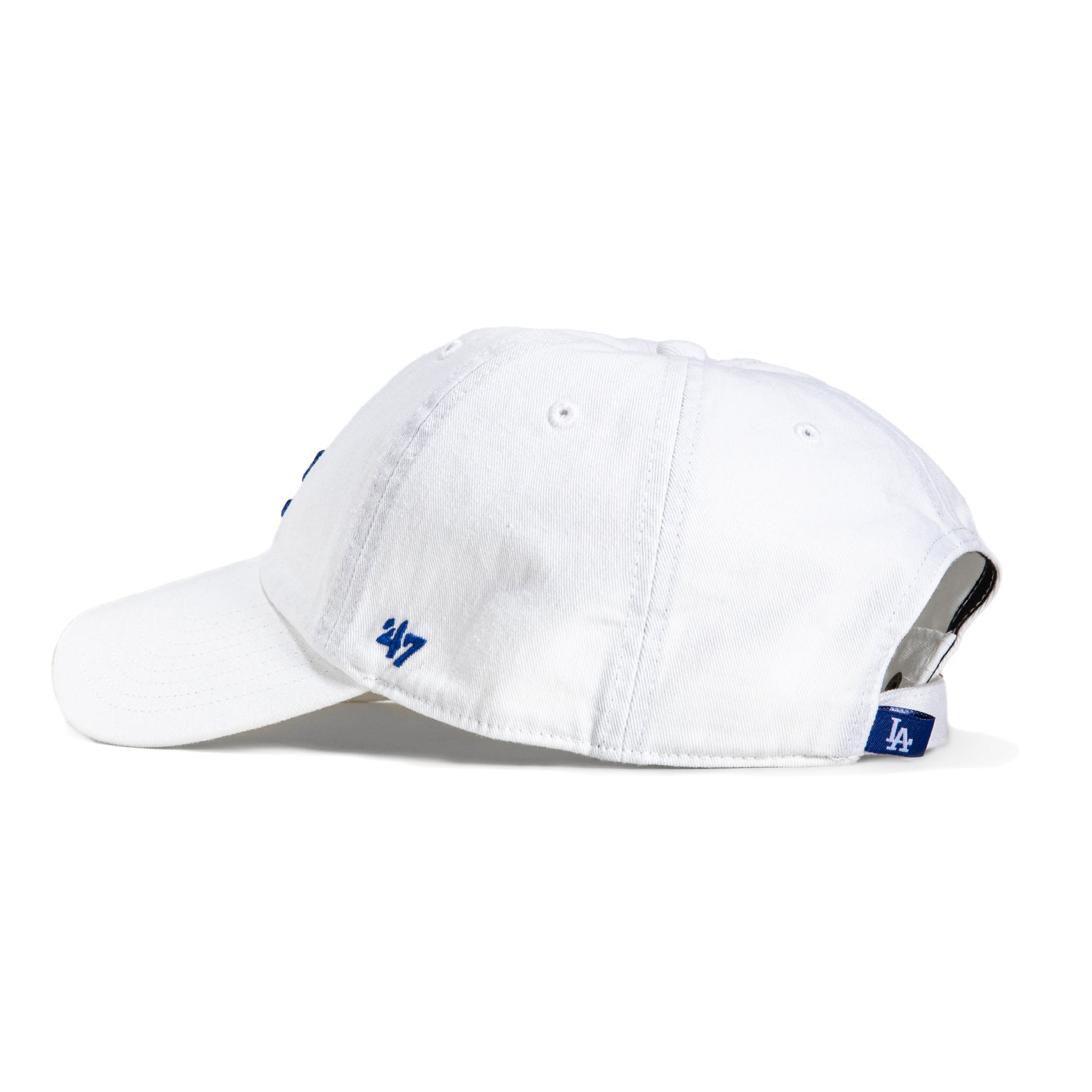 47 Brand Los Angeles Dodgers Cleanup Adjustable Hat - White, Royal