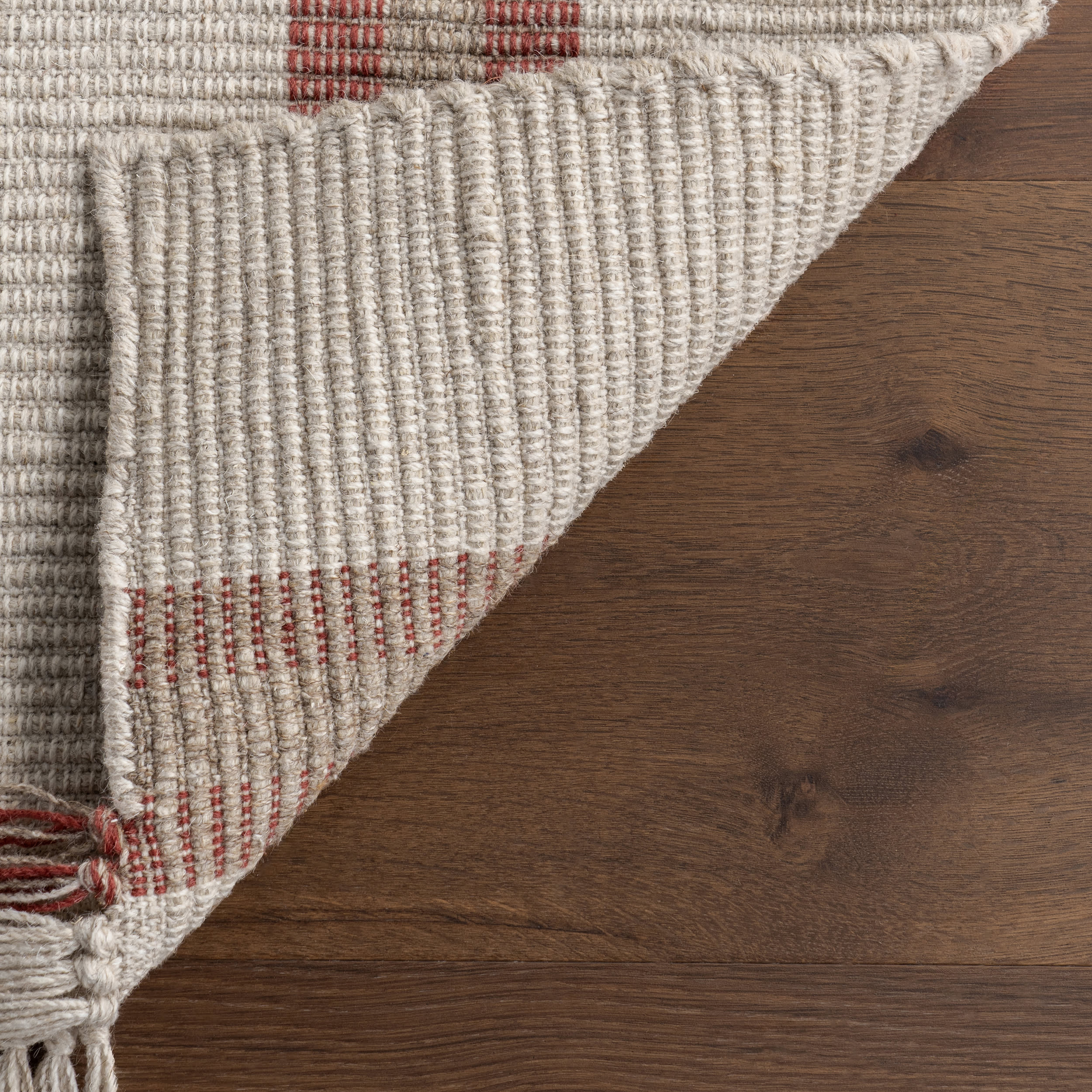 Nichols Striped Wool Rug | Ivory