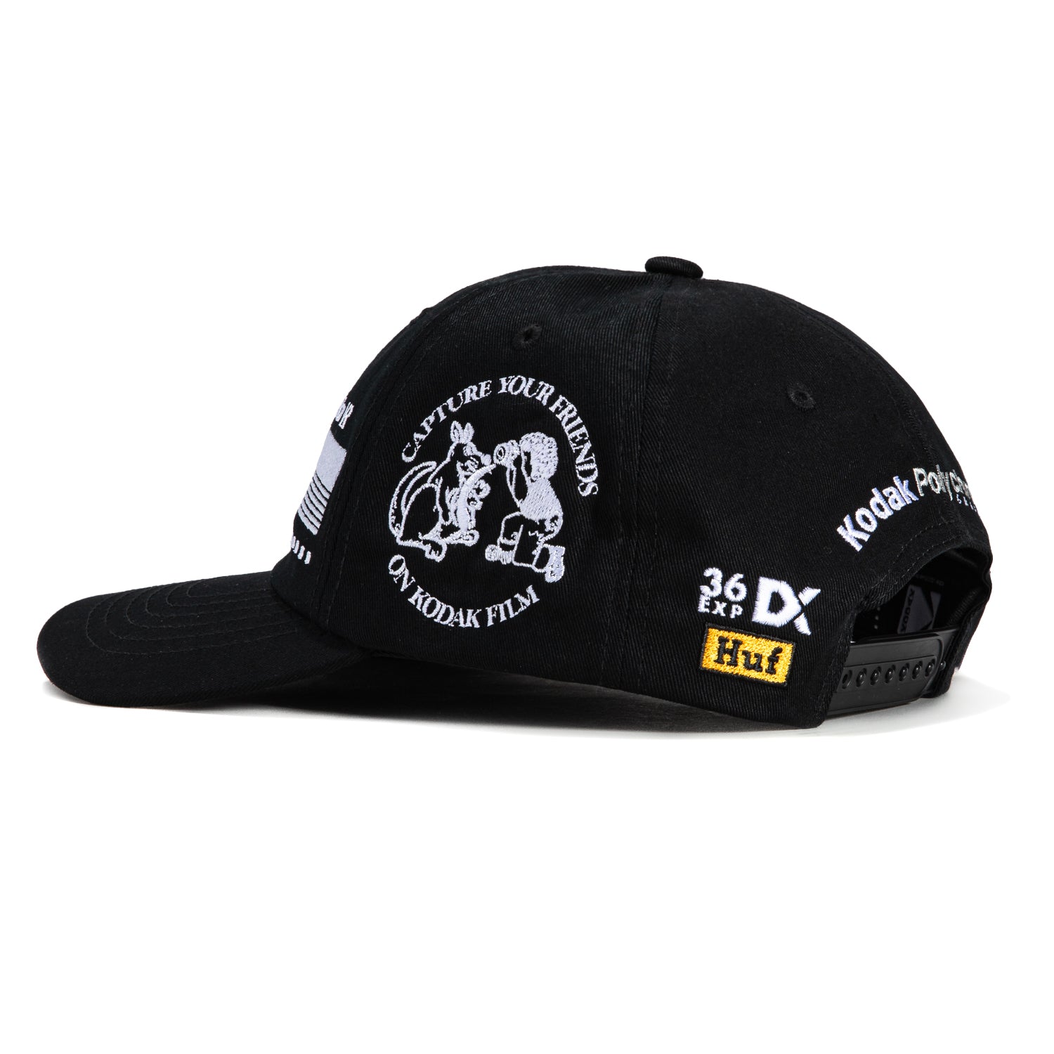 HUF x Kodak Snapback Relaxed Hat - Black