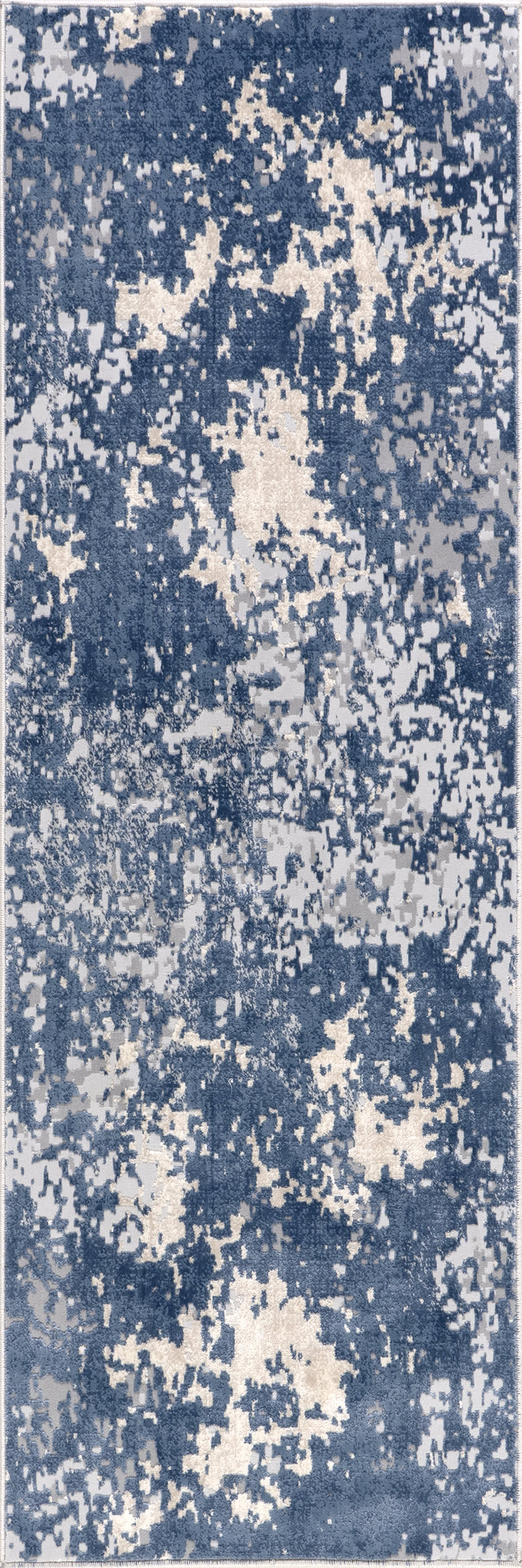 Ricki Mottled Abstract Rug | Blue