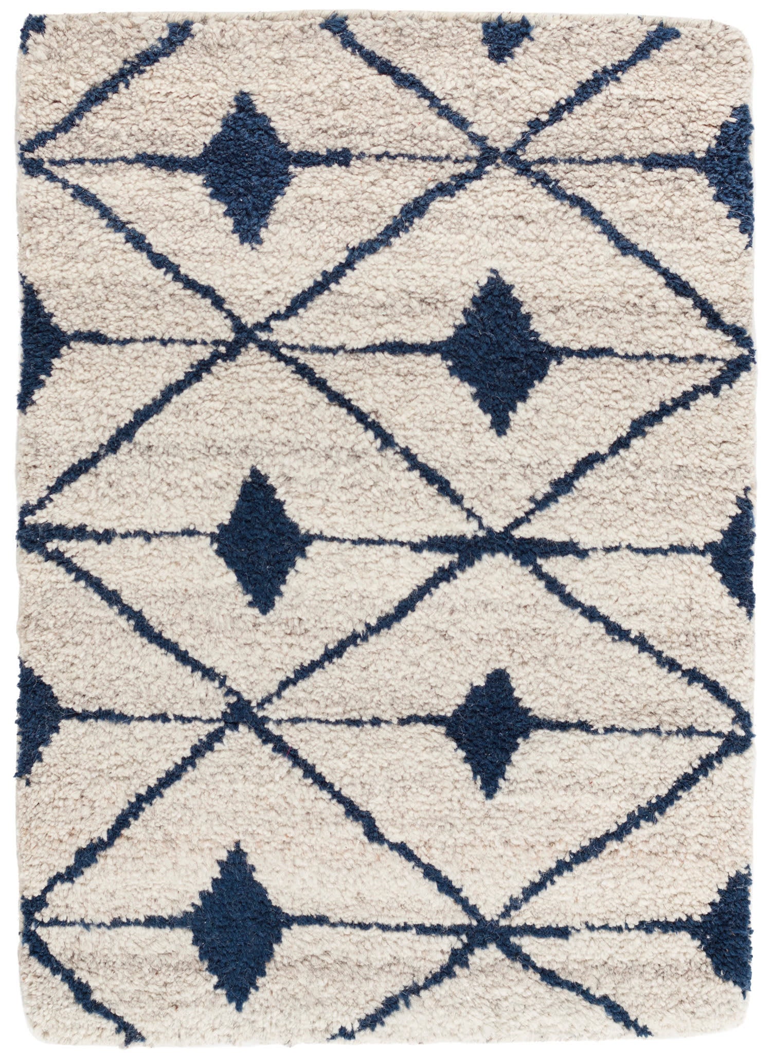 Kenitra Indigo Hand Knotted Wool Rug