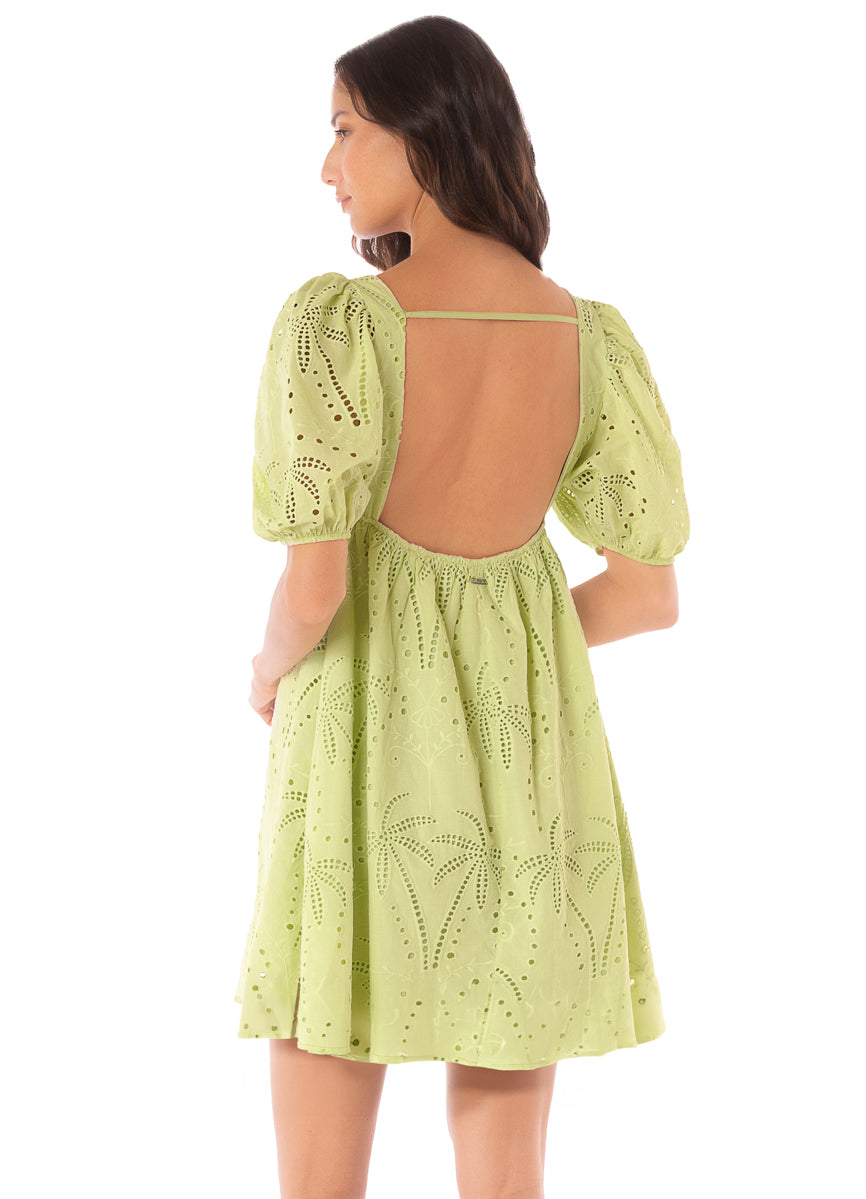 Maaji Palm Embroidery Eileen Short Dress